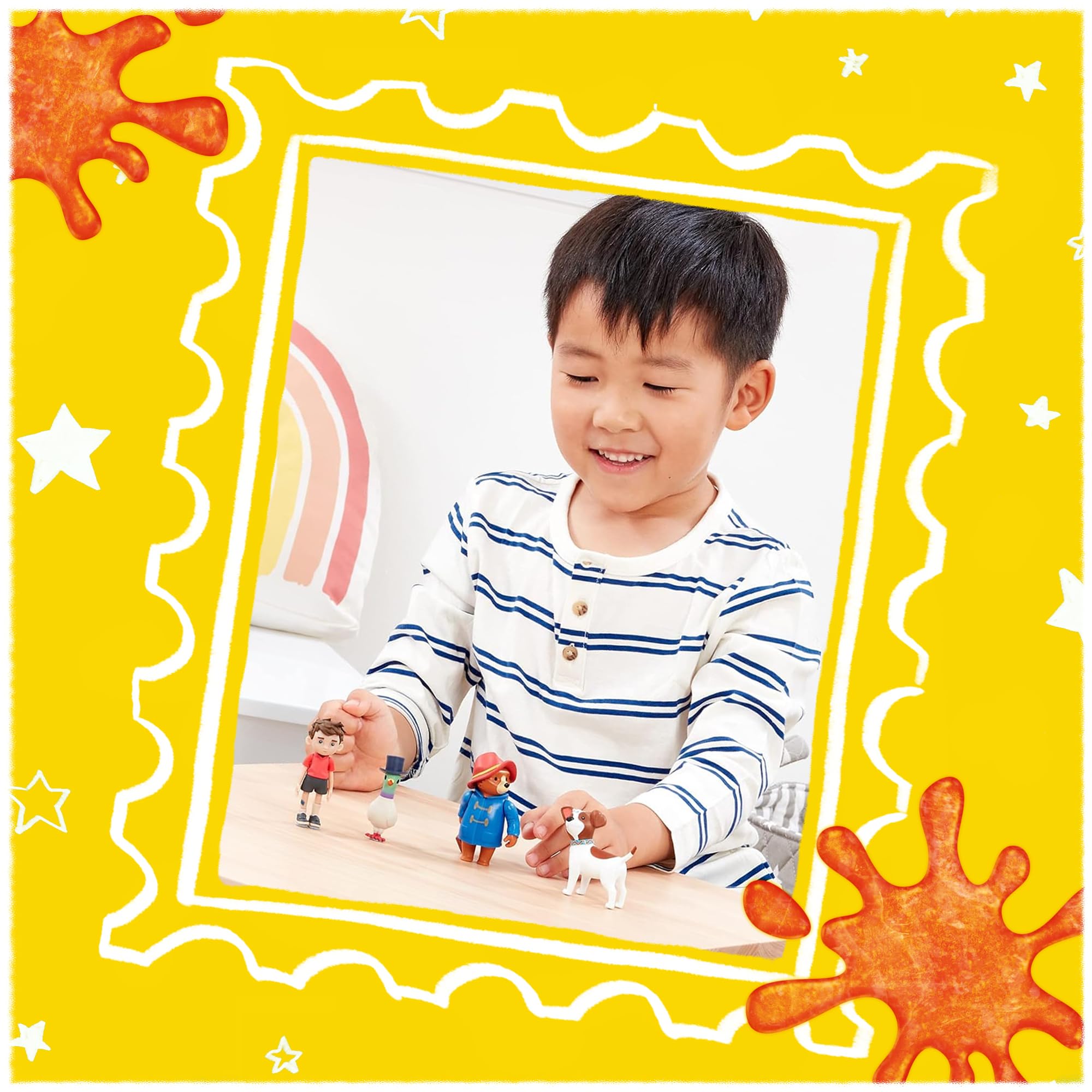 Rainbow Designs The Adventures of Paddington - Paddington Bear & Friends Multi Figure Pack 3