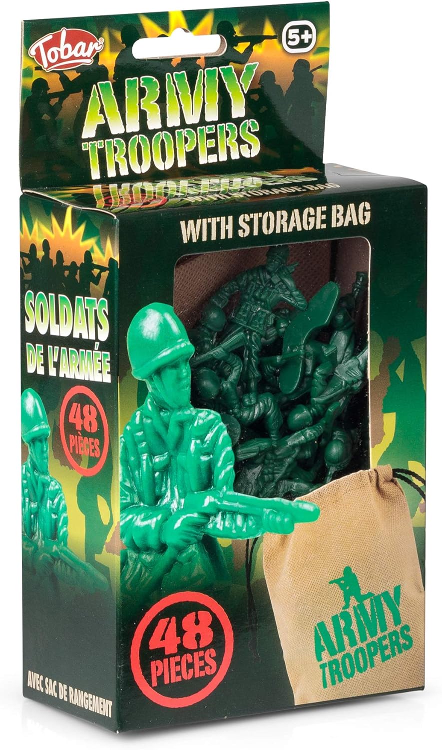 Tobar - Army Troopers 48-Piece Plastic Soldier Set