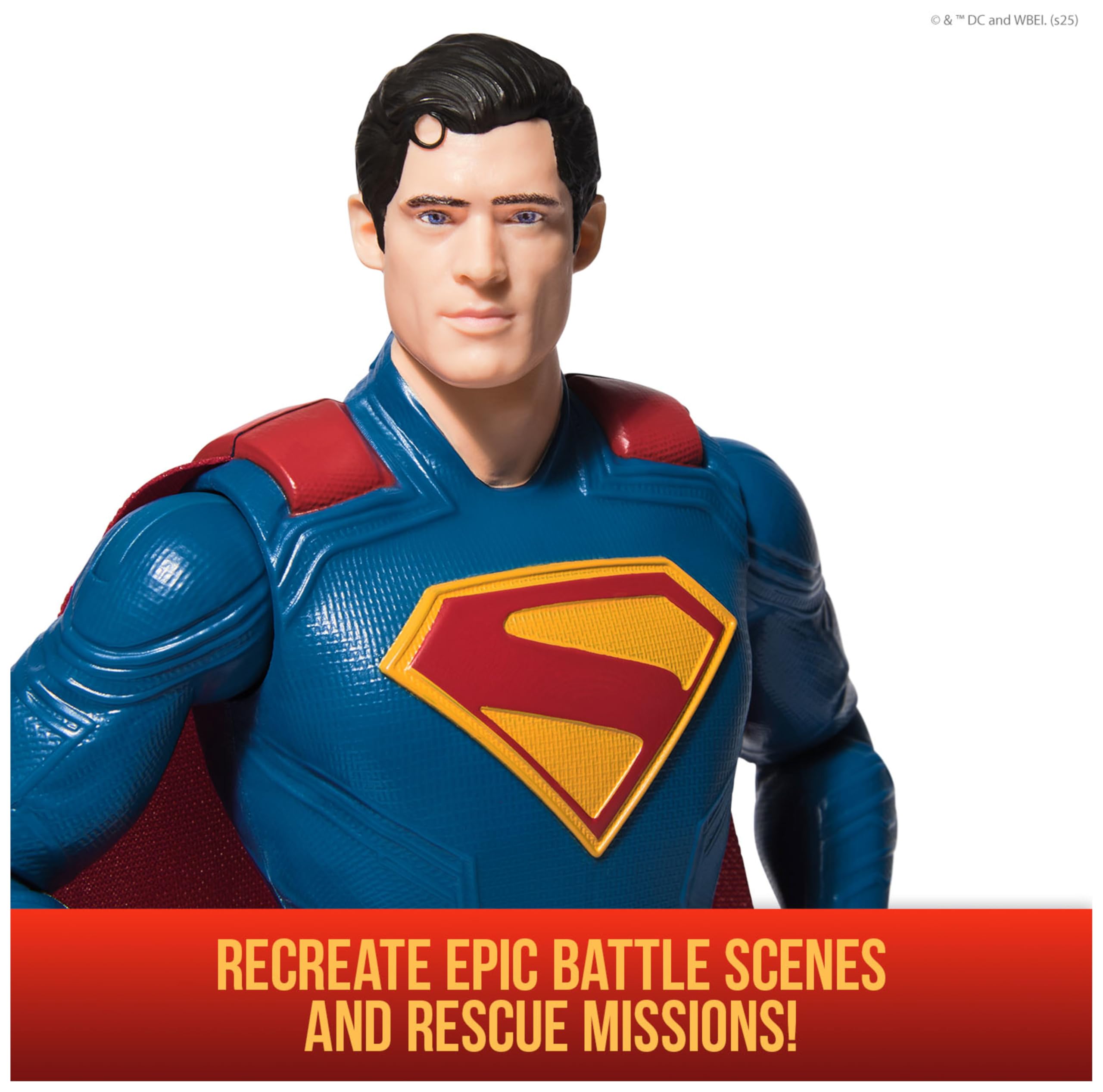DC Comics Superman 30-cm Action Figure - 11-Point Articulation for Kids Ages 4+ 7