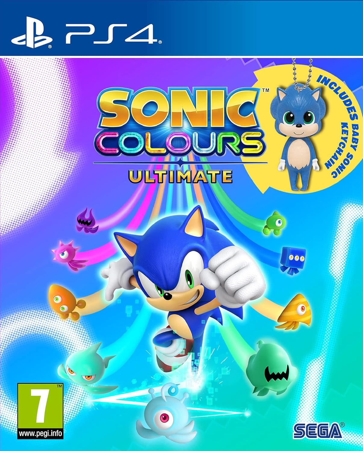 Sonic Colors Ultimate - PS4 Exclusive Edition with Baby Sonic Keychain