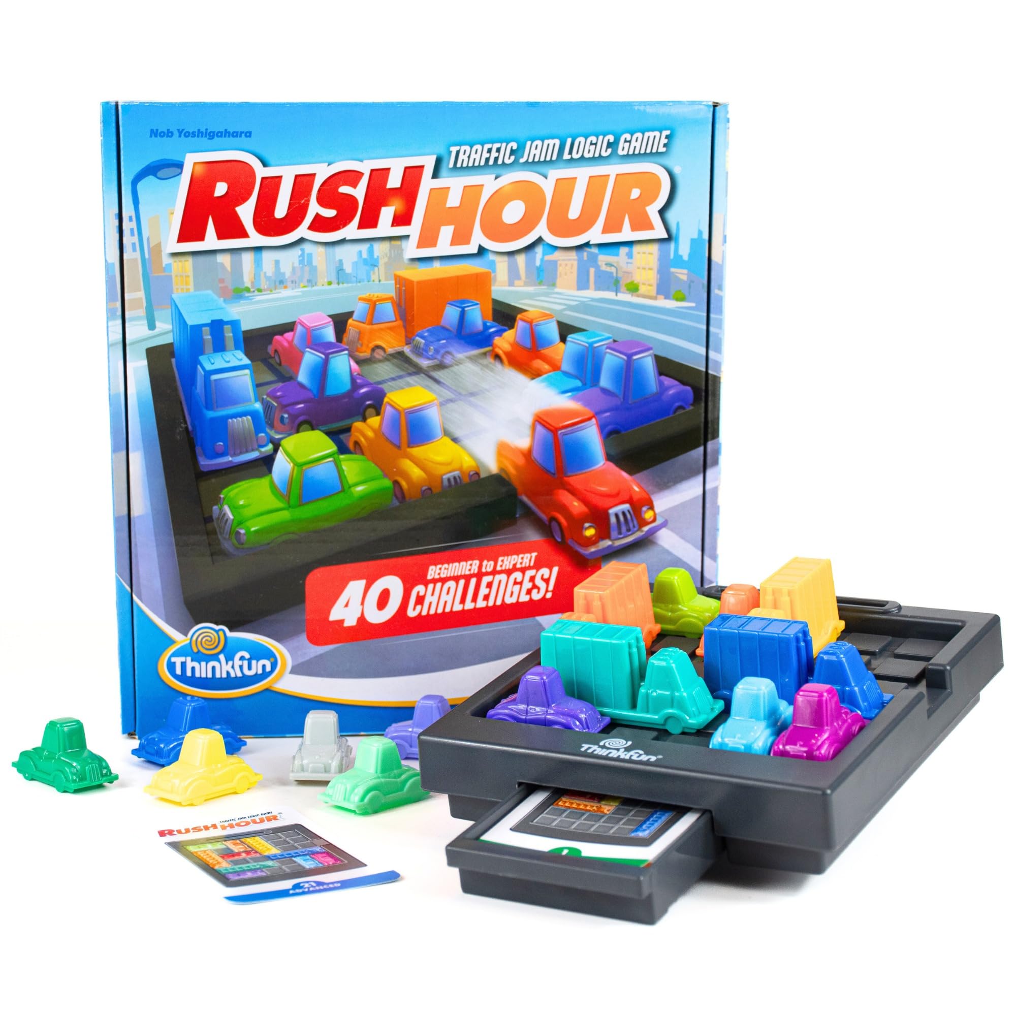 ThinkFun Rush Hour Traffic Jam Logic Brain Challenge Game