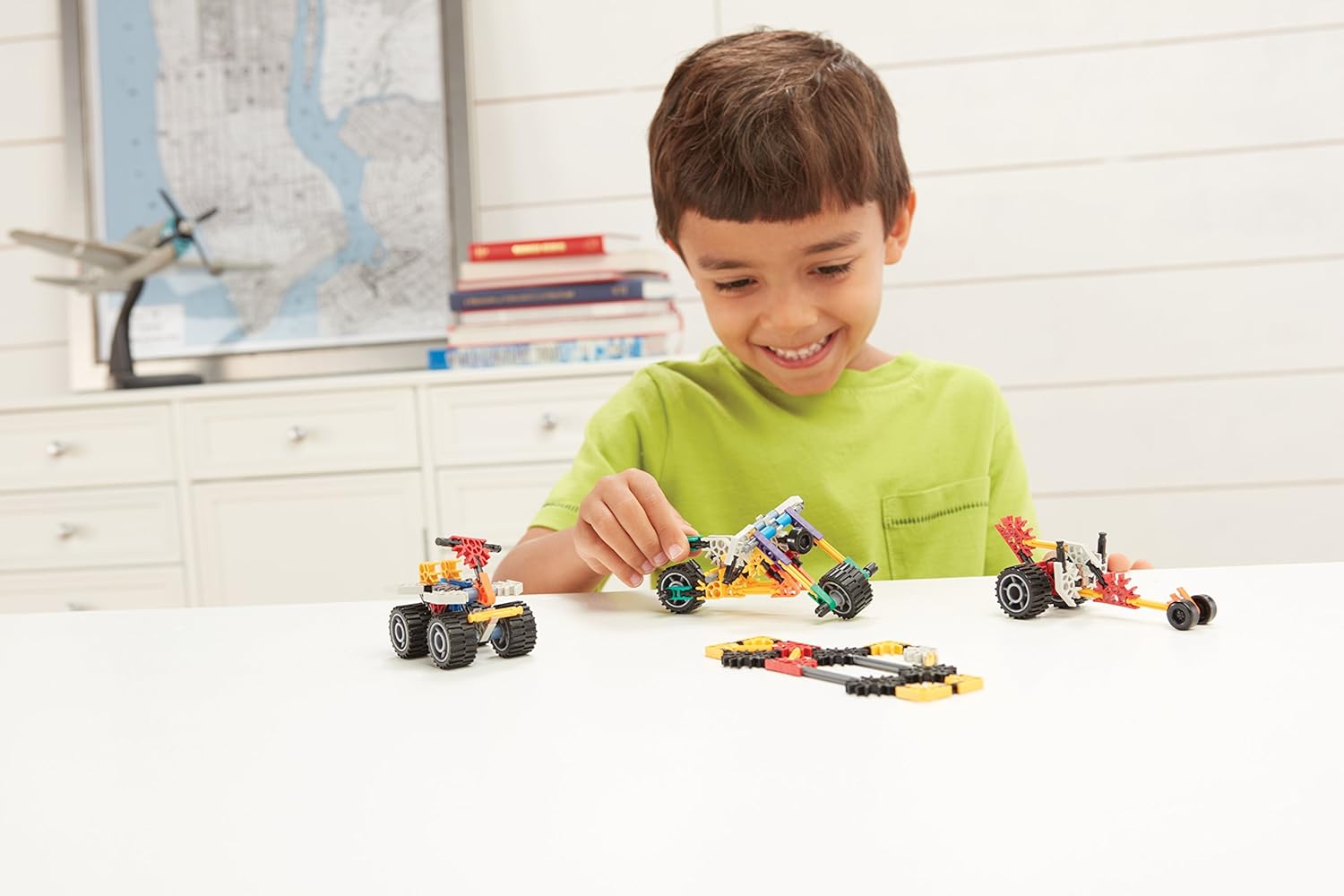 K"Nex Imagine 10 Modellbausatz für Anfänger mit lustigen, schnellen Fahrzeugen – 96-teiliger MINT-Bausatz für Kinder ab 5 Jahren 12