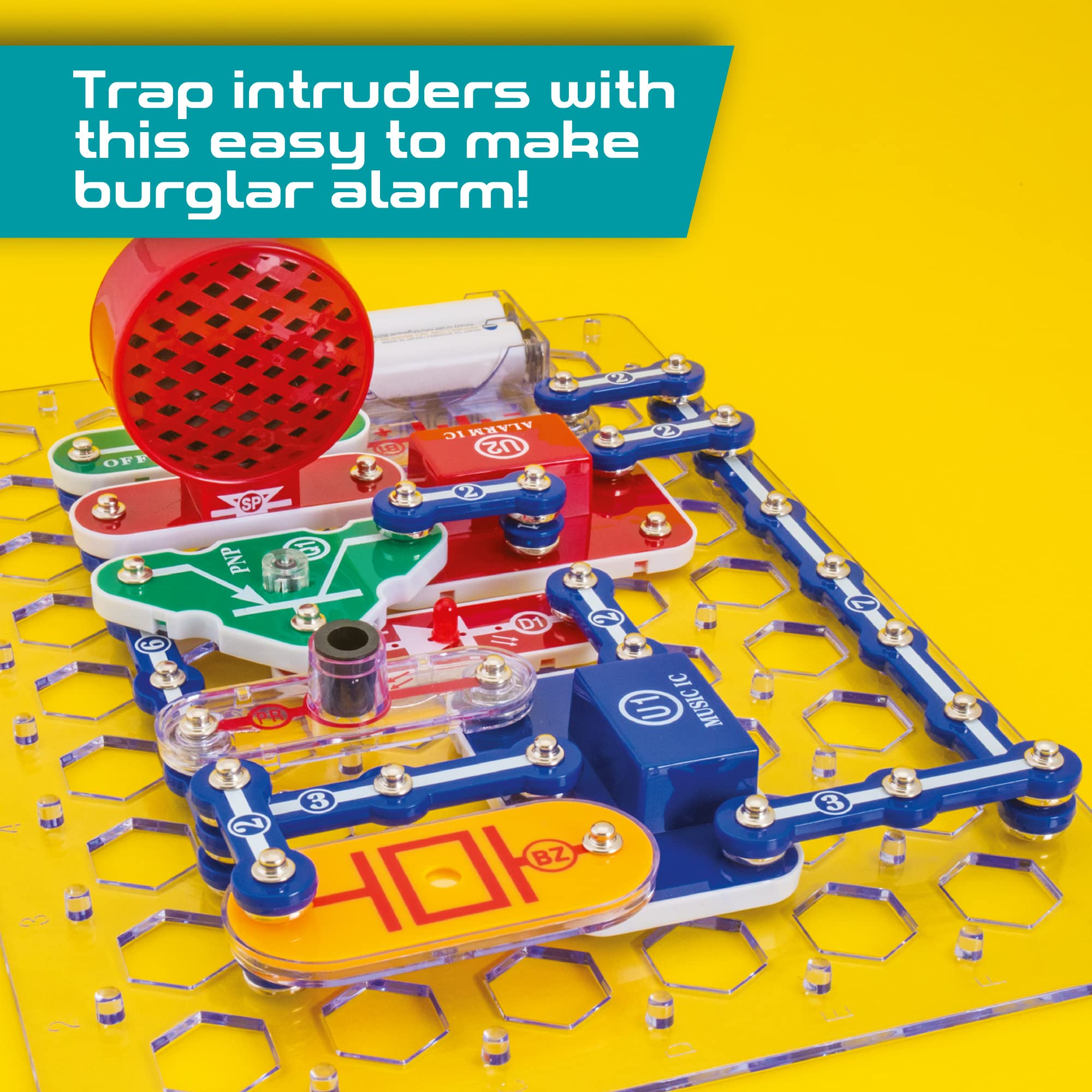 Hot Wires Electronics Kit - 100 Experiments for Kids 8+ 12