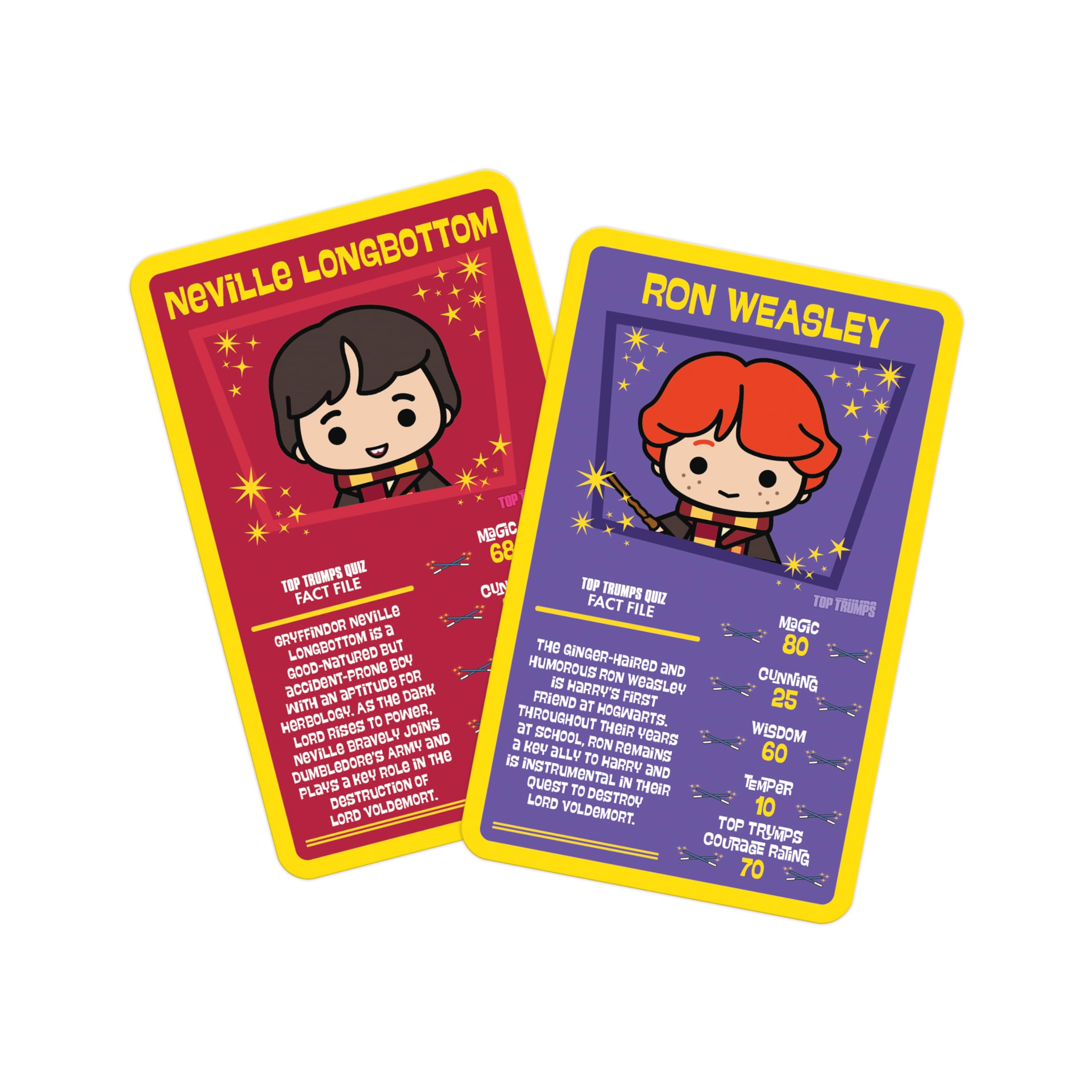 Top Trumps Harry Potter Chibi Card Game - Entertaining Educational Gameplay | Multicolor Plastic Case 4