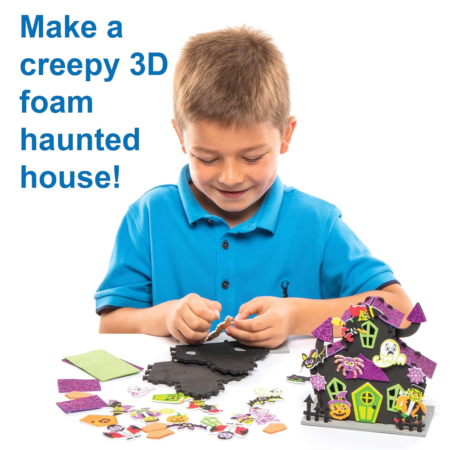 Baker Ross CBS024 Halloween Craft-It! Box - Creative Arts & Crafts Kit for Kids Ages 3-9 4