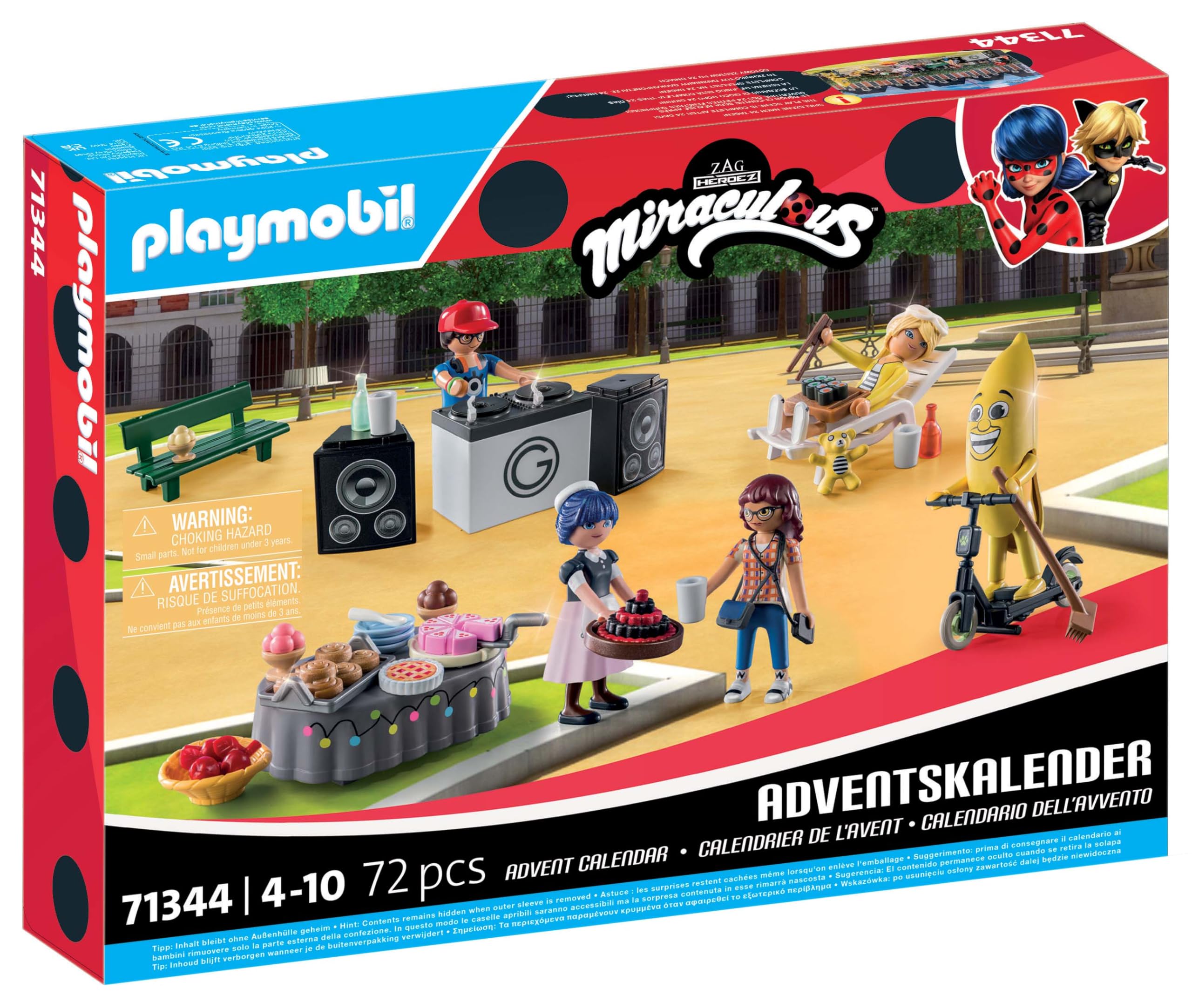 Playmobil 71344 Advent Calendar: Miraculous - Picnic in Paris - 72-Piece Playset for Ages 4+ 8