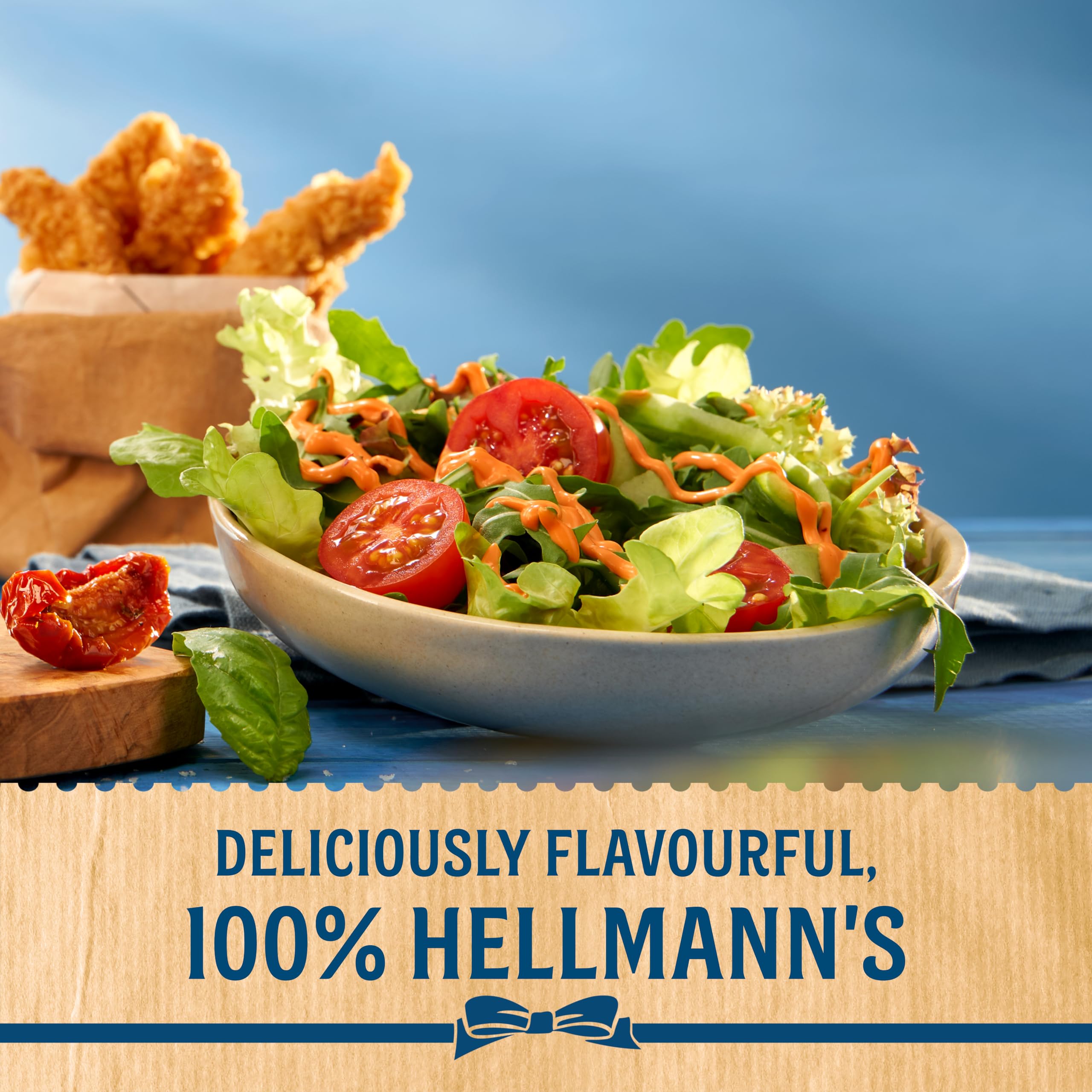 Hellmann's Spicy Ranch Sauce - Creamy Buttermilk & Chilli Sauce, 100% Recyclable Bottle 4