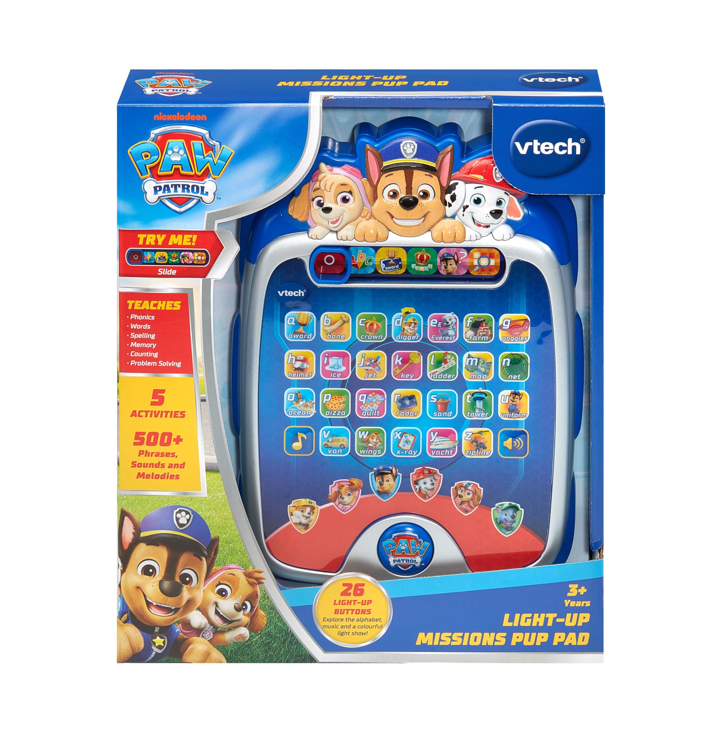 VTech PAW Patrol: Light-Up Missions Pup Pad - Interactive Educational Toy for Ages 3-6 3