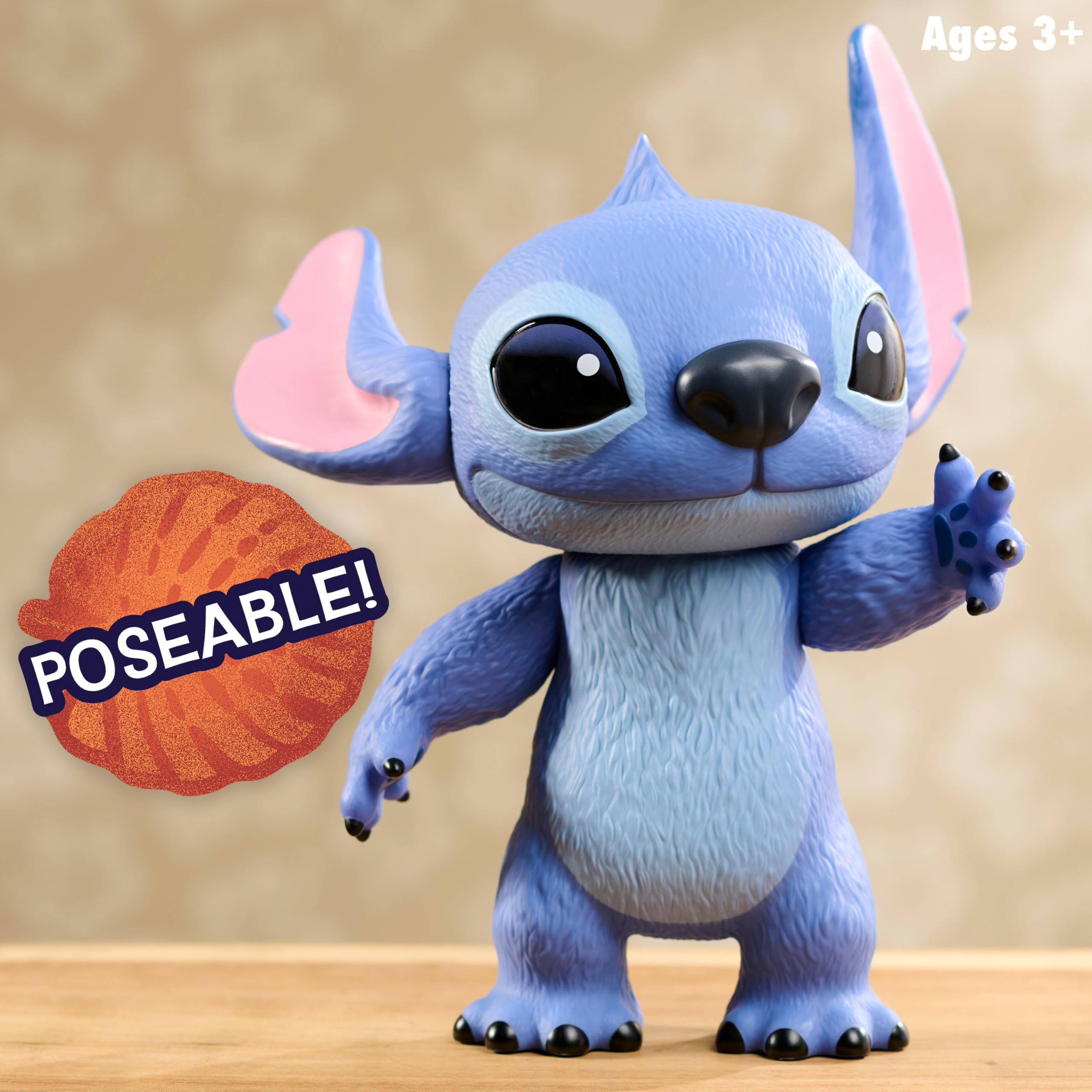 Disney Stitch Live-Action 35.6 cm Vinyl Action Figure - Poseable Stitch Toy for Kids 5