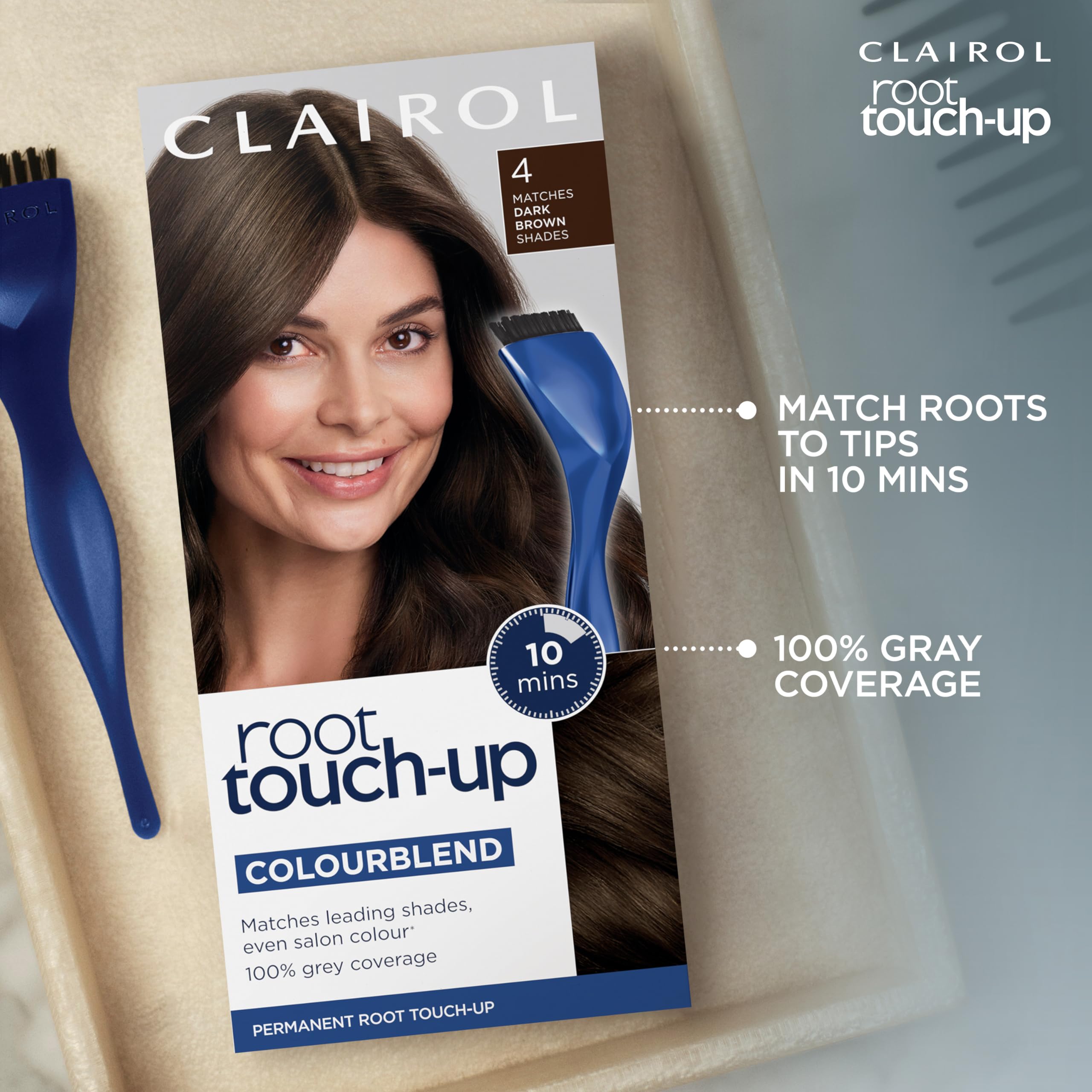 Clairol Root Touch-Up Permanent Hair Dye (5g) - 4G Dark Golden Brown 5
