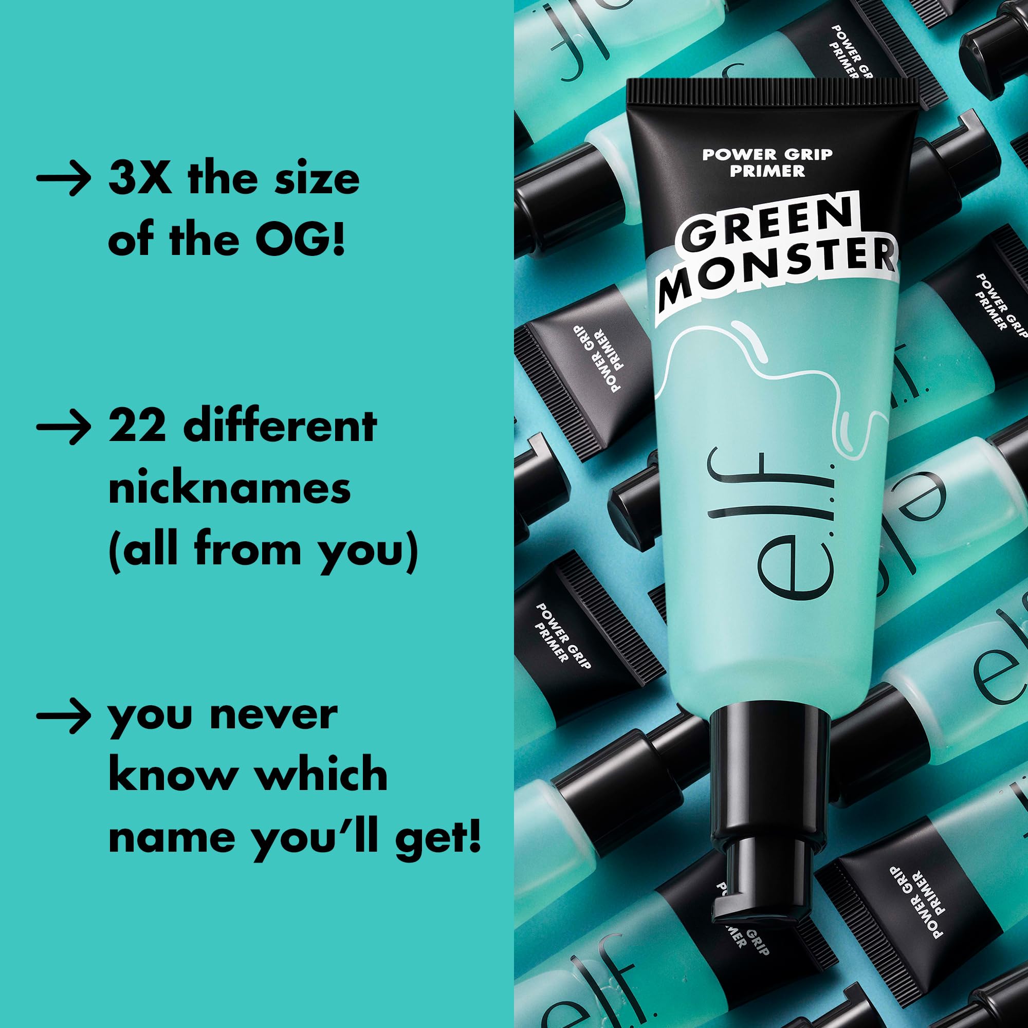 e.l.f. Power Grip Primer Jumbo - Gel-Based Hydrating Face Primer (100g) 6