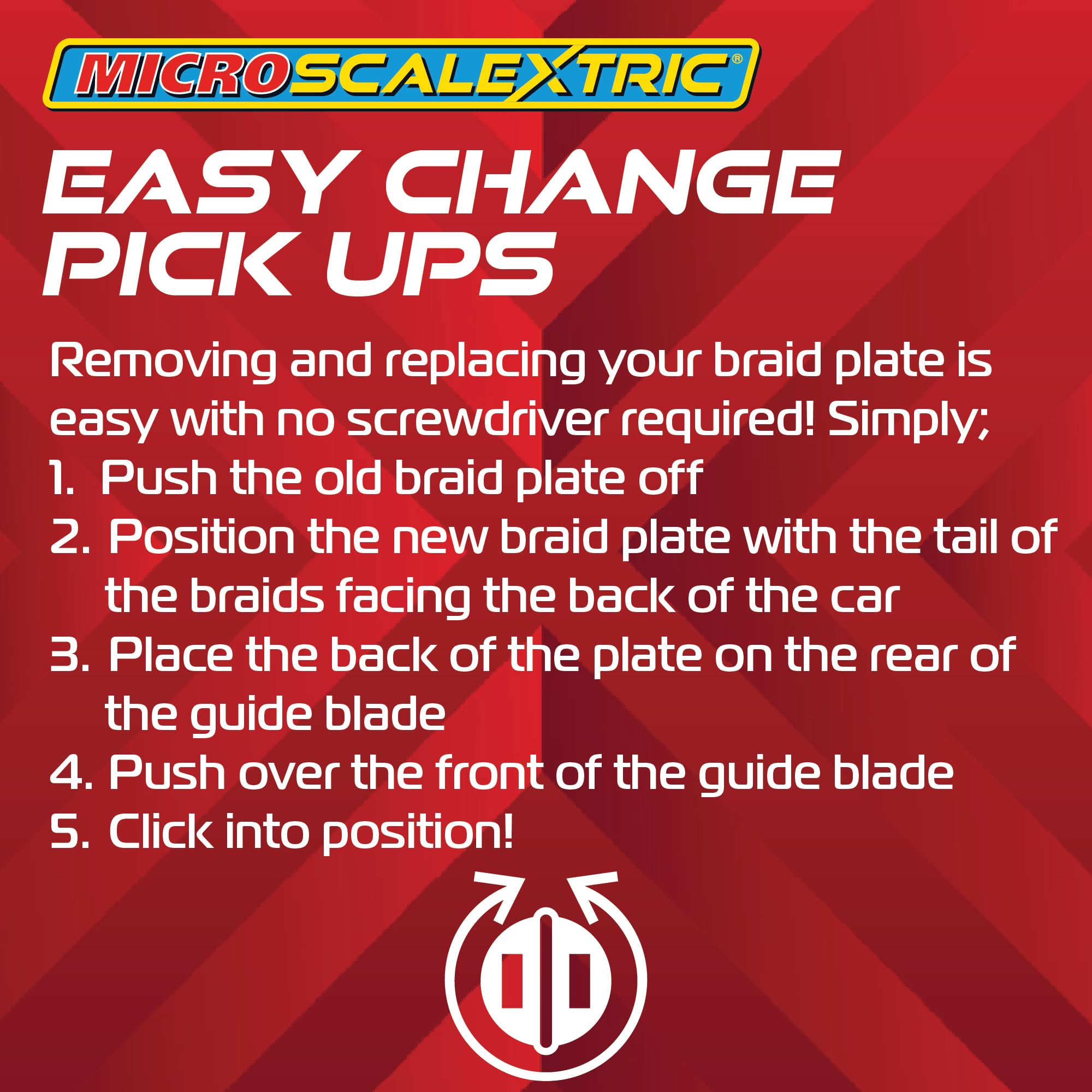 Scalextric Micro Lamborghini Huracan EVO Slot Car - Orange, 1:64 Scale 6