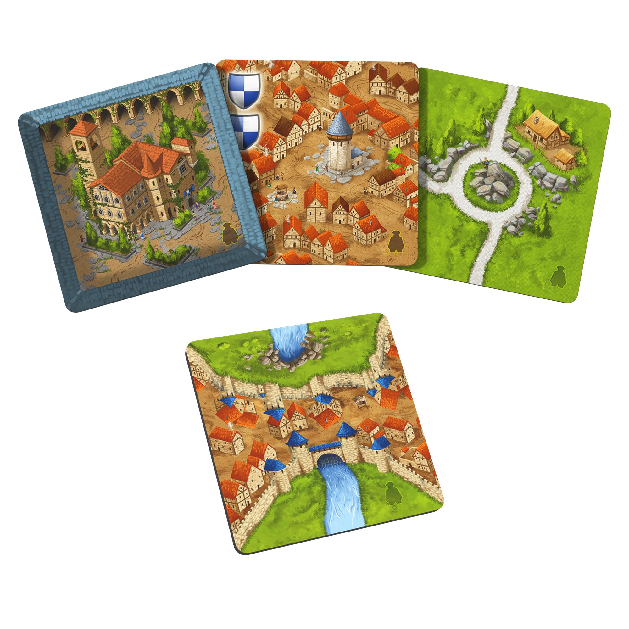 Hans im Glück Carcassonne: Messenger & Mayor Expansion | 5 Players | 45 Min | Ages 84+