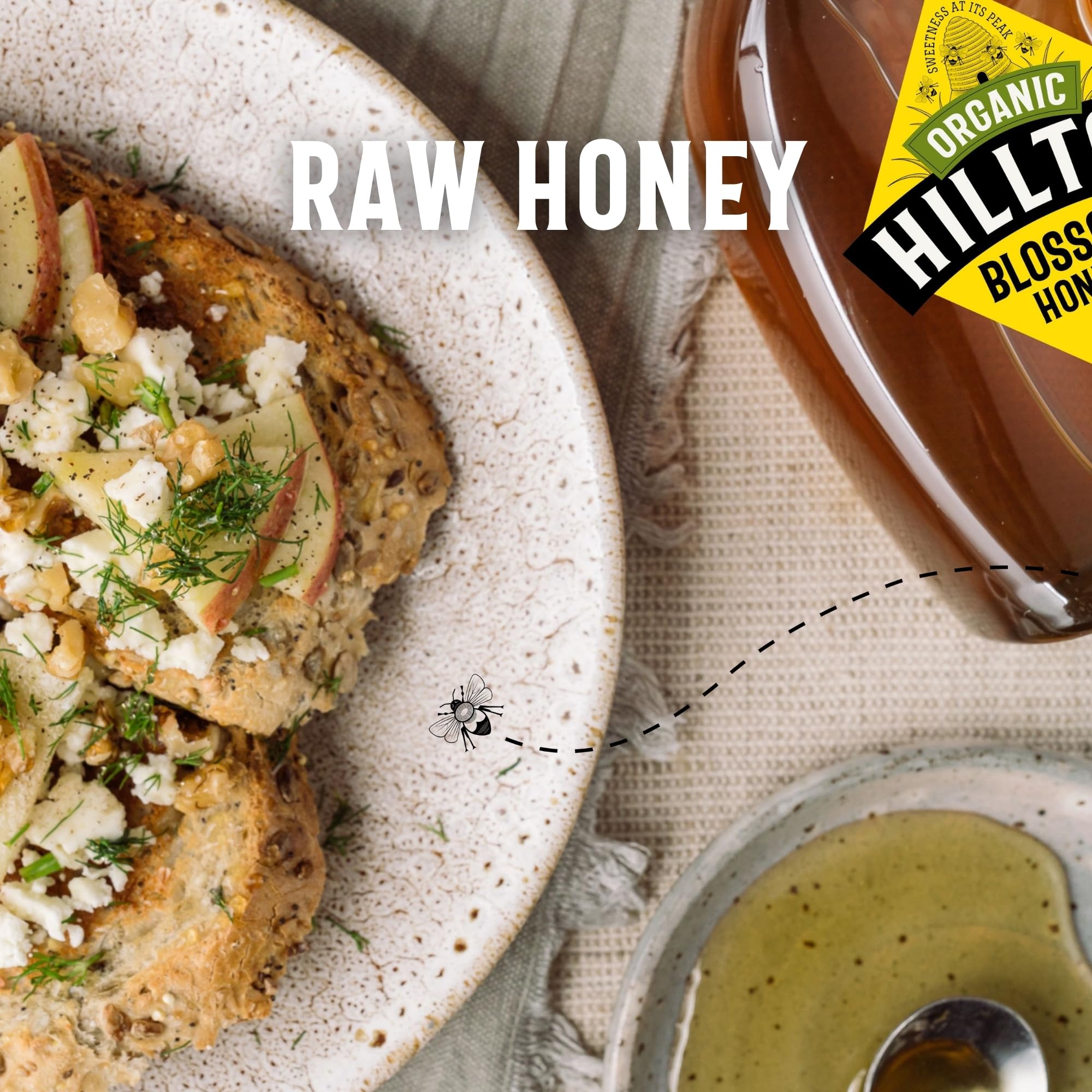 Hilltop Honey - Organic Blossom Honey - Squeezy Bottle - 720g 10