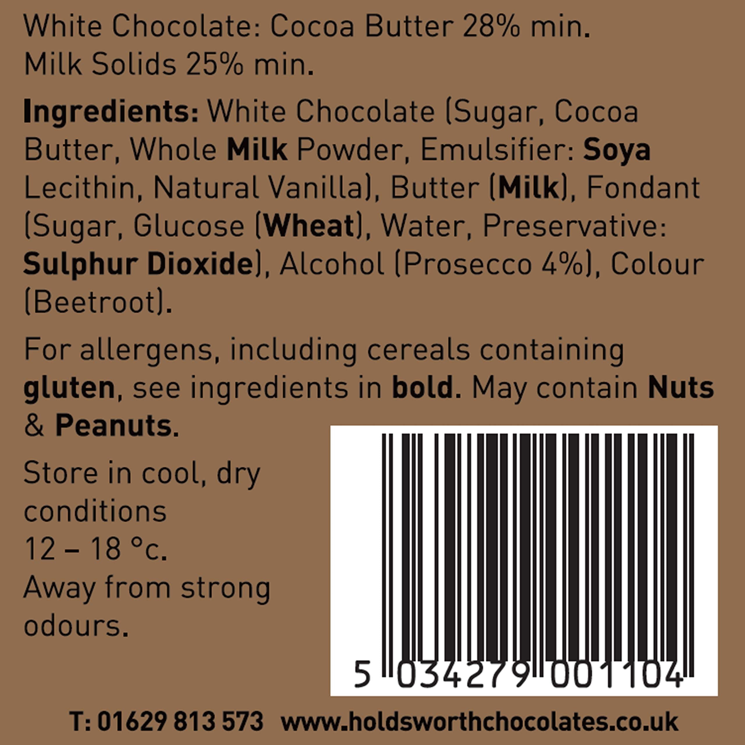 Holdsworth Chocolates – Pink Prosecco Love, handgemachte Schokoladentrüffel 5