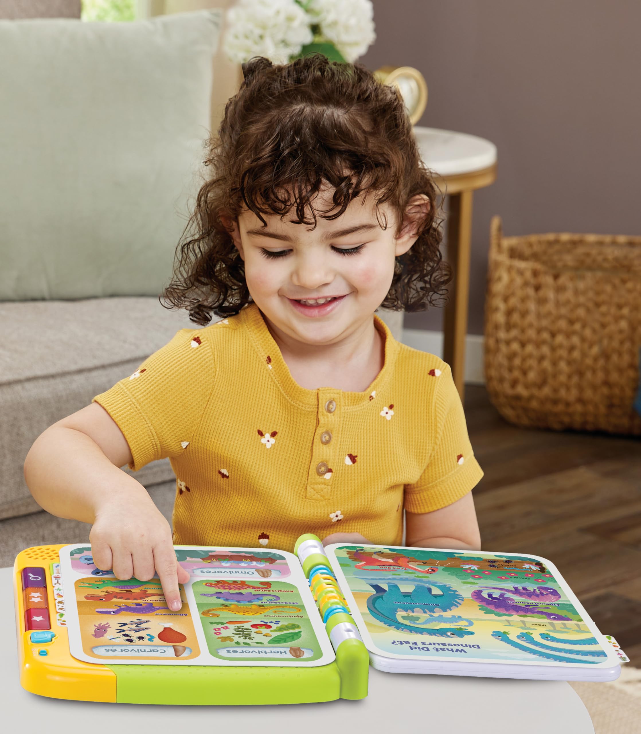 LeapFrog Touch & Learn Dinosaur Book - Interactive Educational Toy for Ages 3+ 4