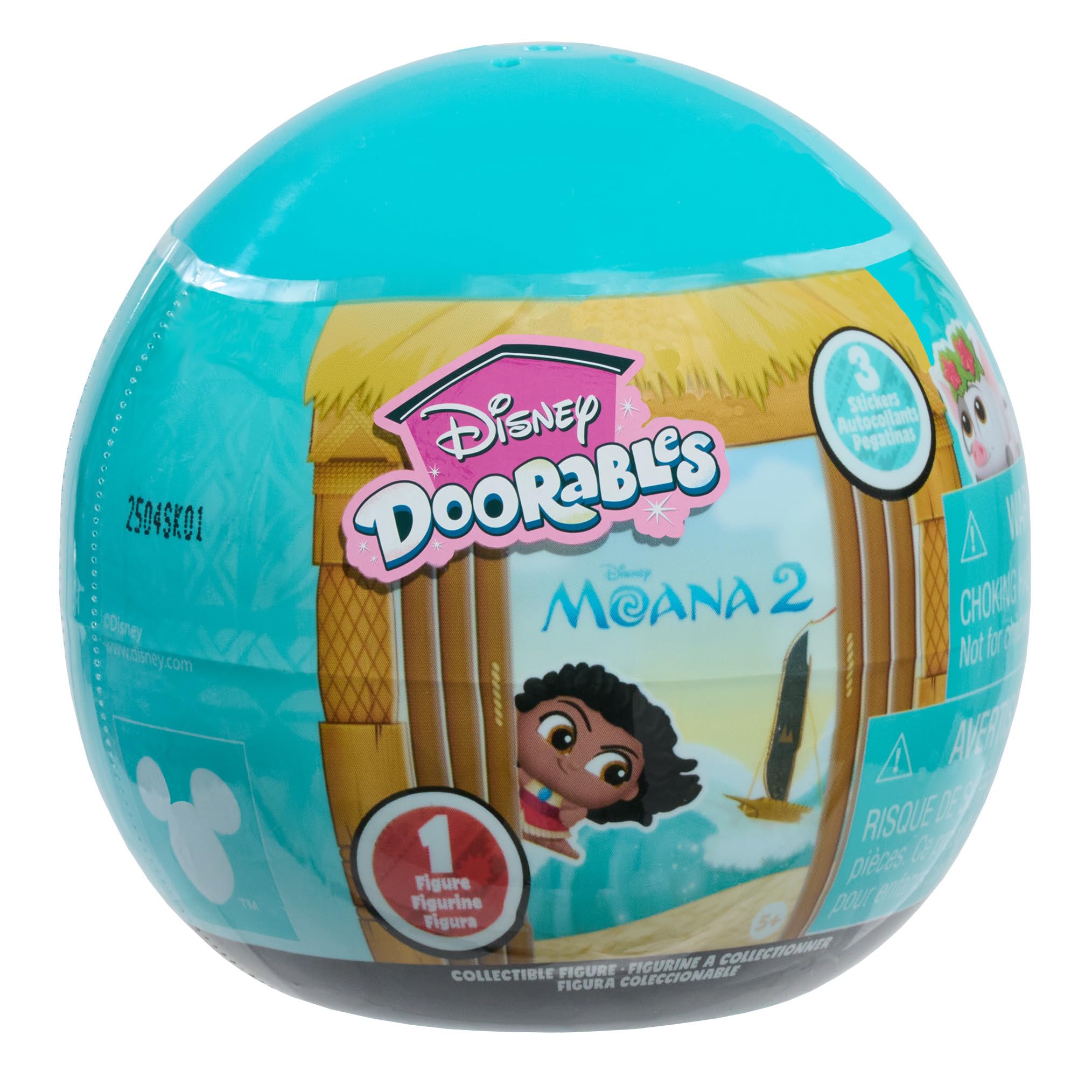 Just Play Disney Doorables Moana 2 Movie Blind Capsule | 1.5-inch Figure | Ages 5+