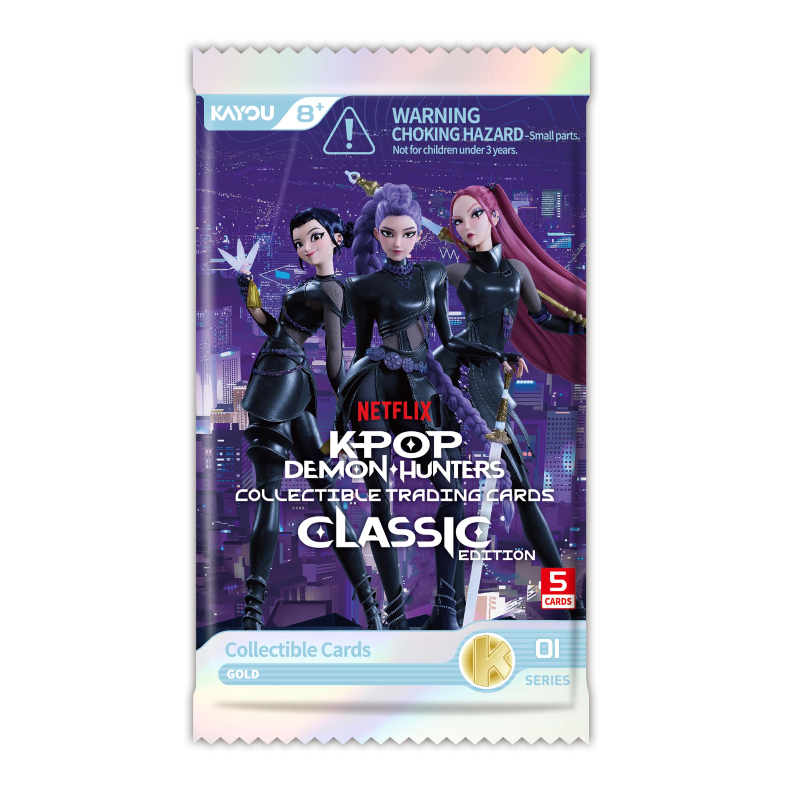 Kayou Limited K-POP Demon Hunters: Classic Edition Series 1-B Booster Packs | 20 Packs, 5 Cards Each 5