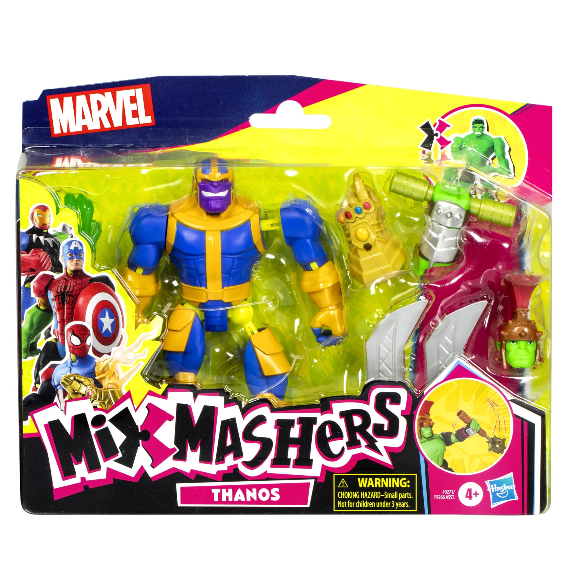 AVENGERS MixMashers Marvel Thanos Deluxe Action Figure - Mix & Match Custom Play, 4+ Years 8
