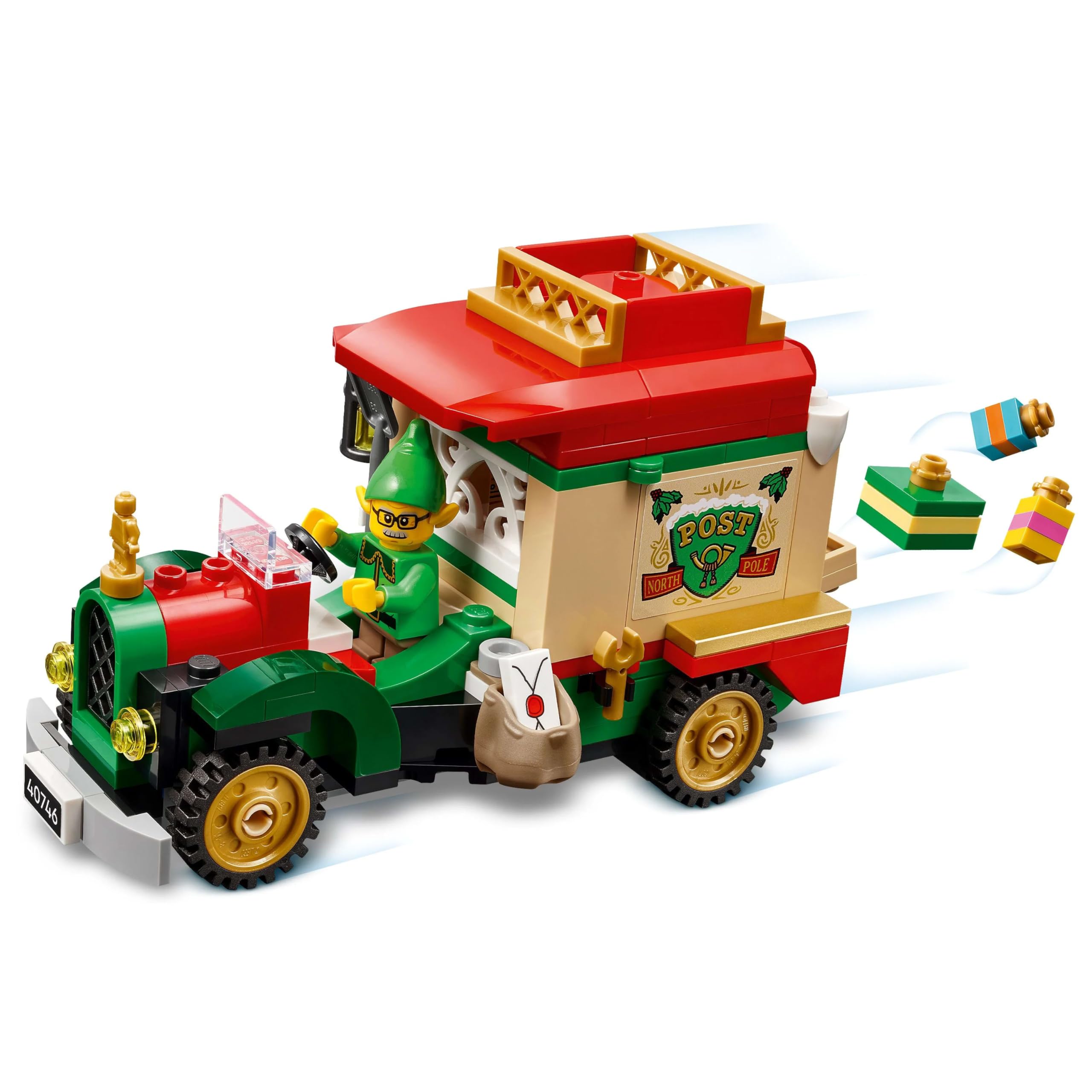 LEGO Santa's Delivery Truck Toy - Building Set for 8+ Year Olds with Elf Minifigure 4