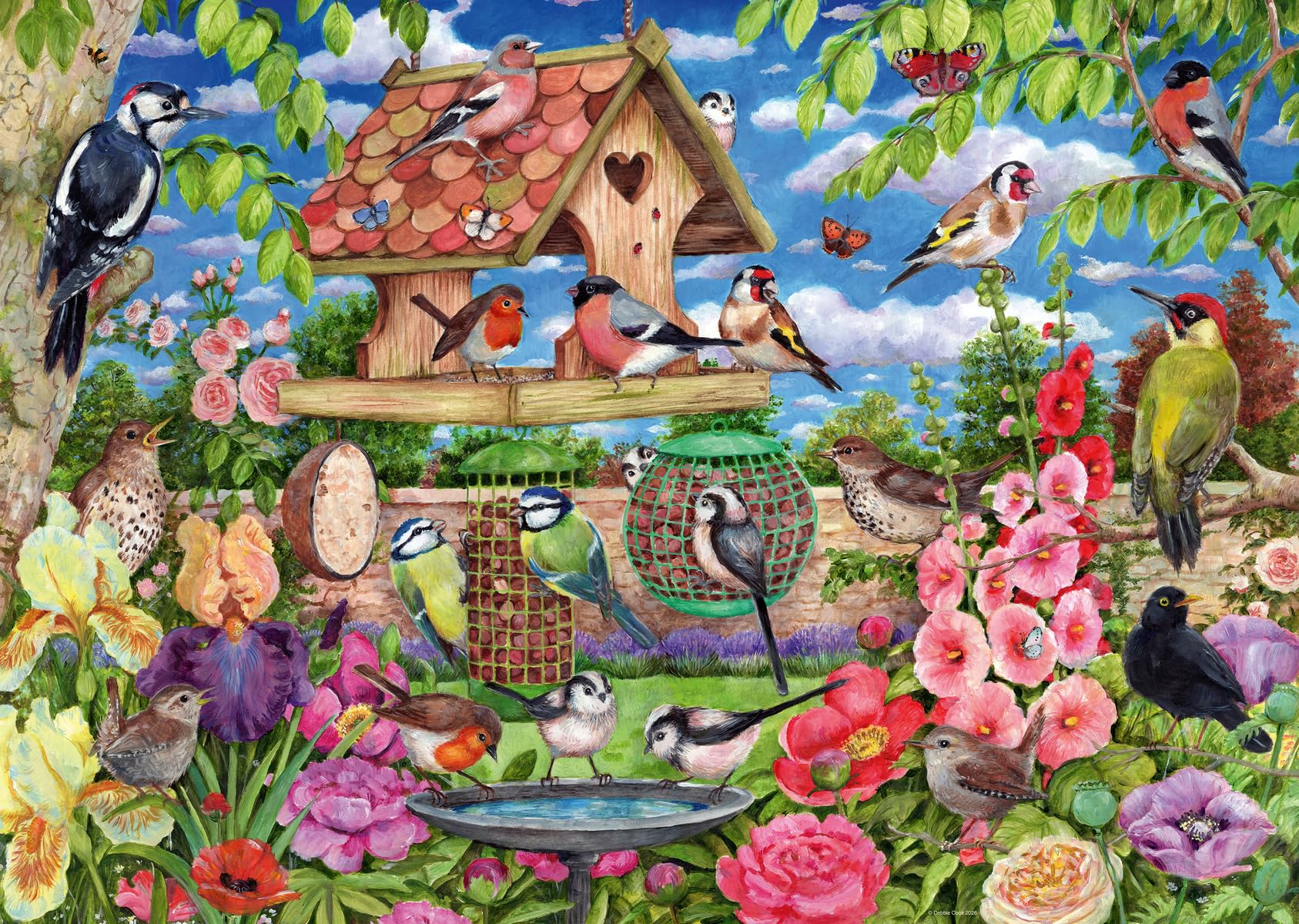 Ravensburger The Birds' Banquet 1000 Piece Jigsaw Puzzle - Nature & Wildlife Theme | 70 x 50cm