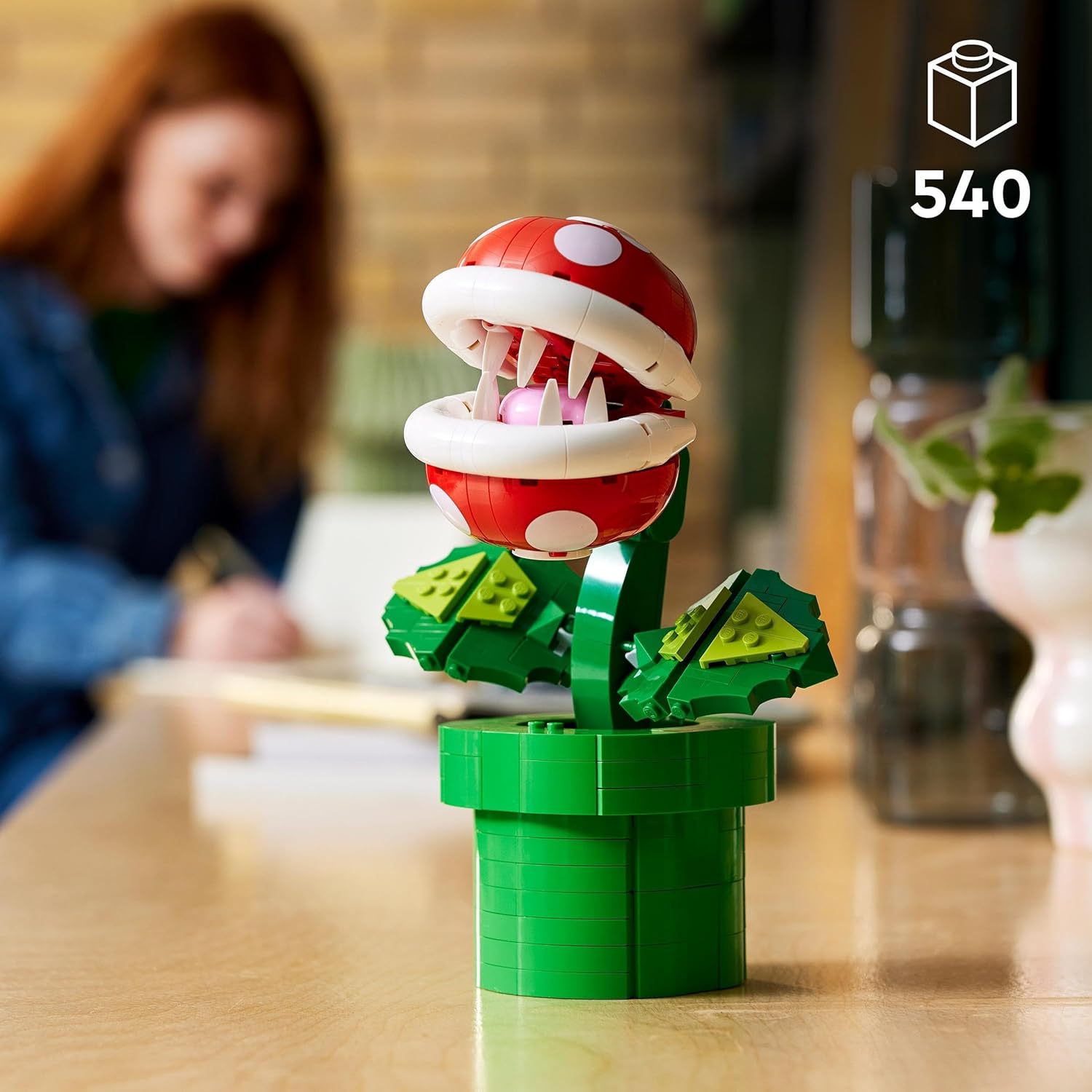 LEGO Super Mario Piranha Plant 71426 - Posable Building Set for Adults 4