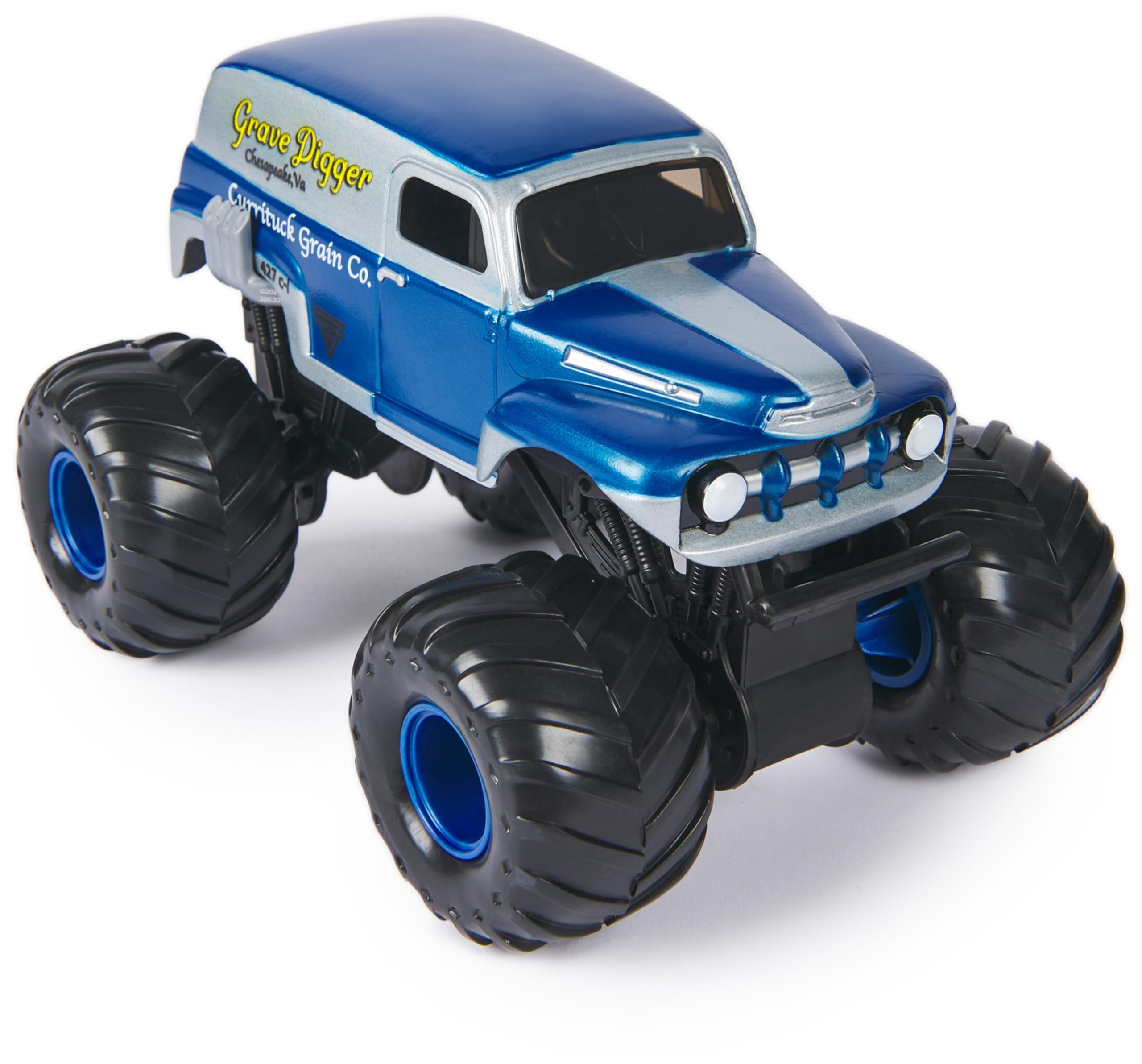 Monster Jam Grave Digger Monster Truck - 1:24 Scale Die-Cast with Working Suspension 5