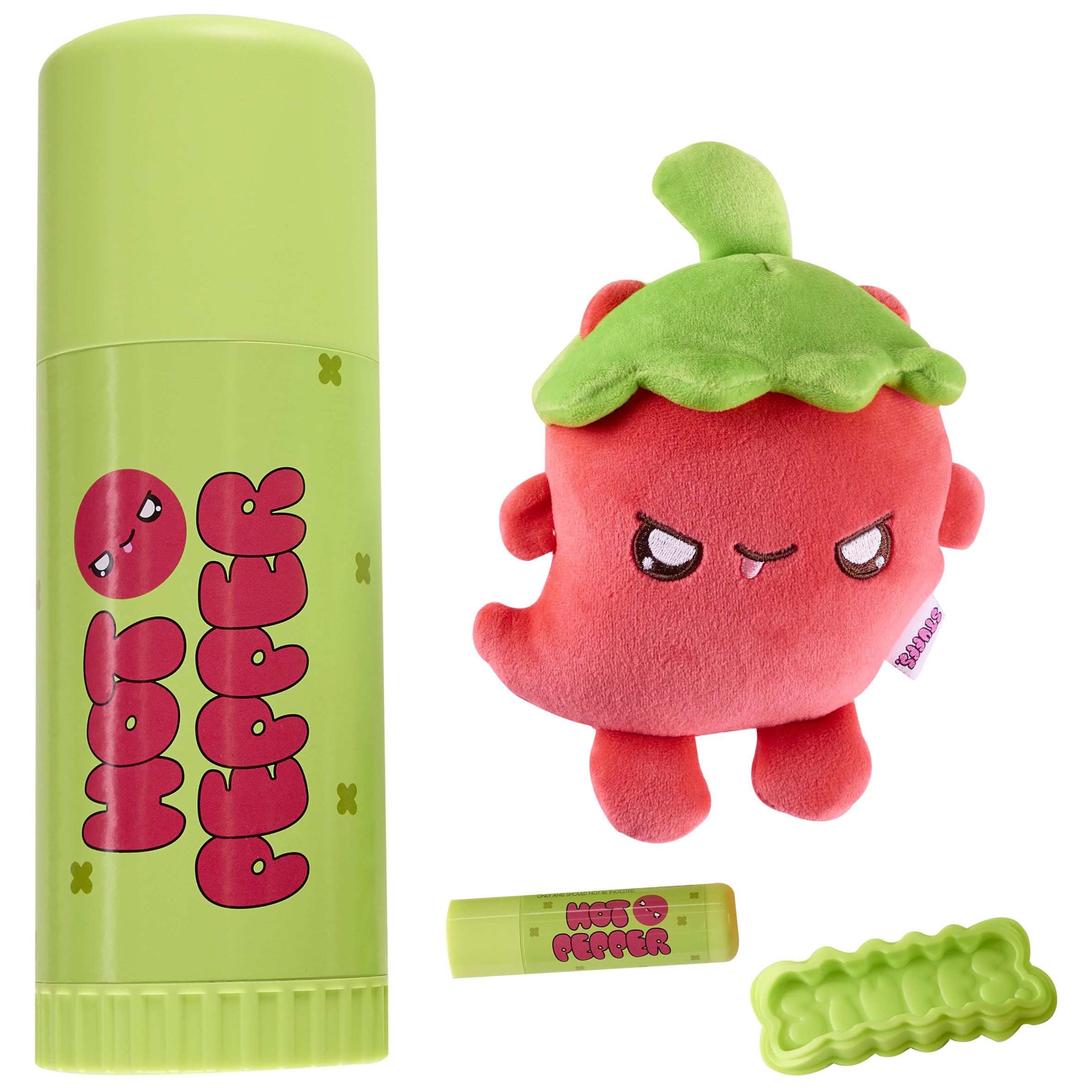 STUFFS Self-Care Stuffie & Lip Balm Set - Collectible Plush Toy with Matching Lip Balm, 5+ Years 7