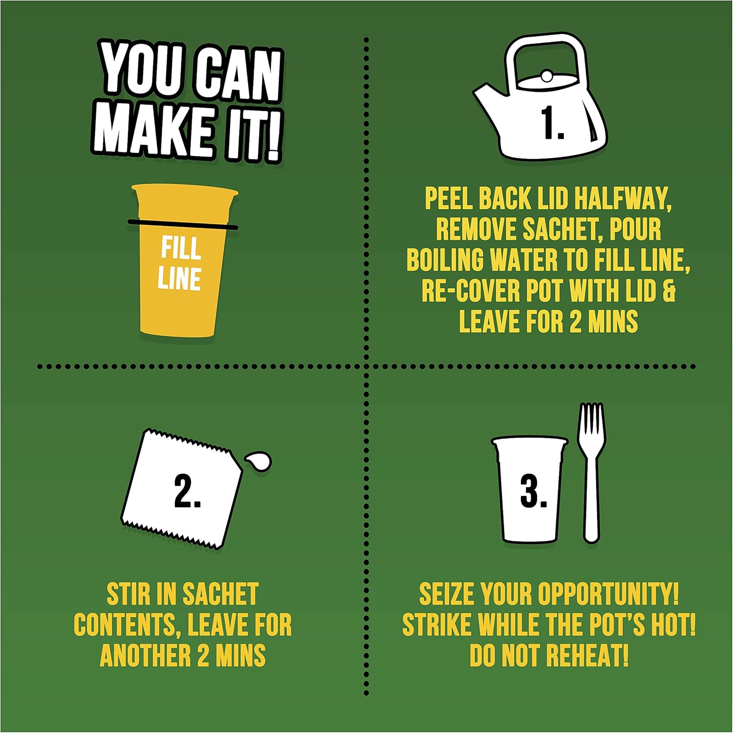 Pot Noodle King Chicken & Mushroom Flavour Instant Noodles, 12 x 114g Pots 4