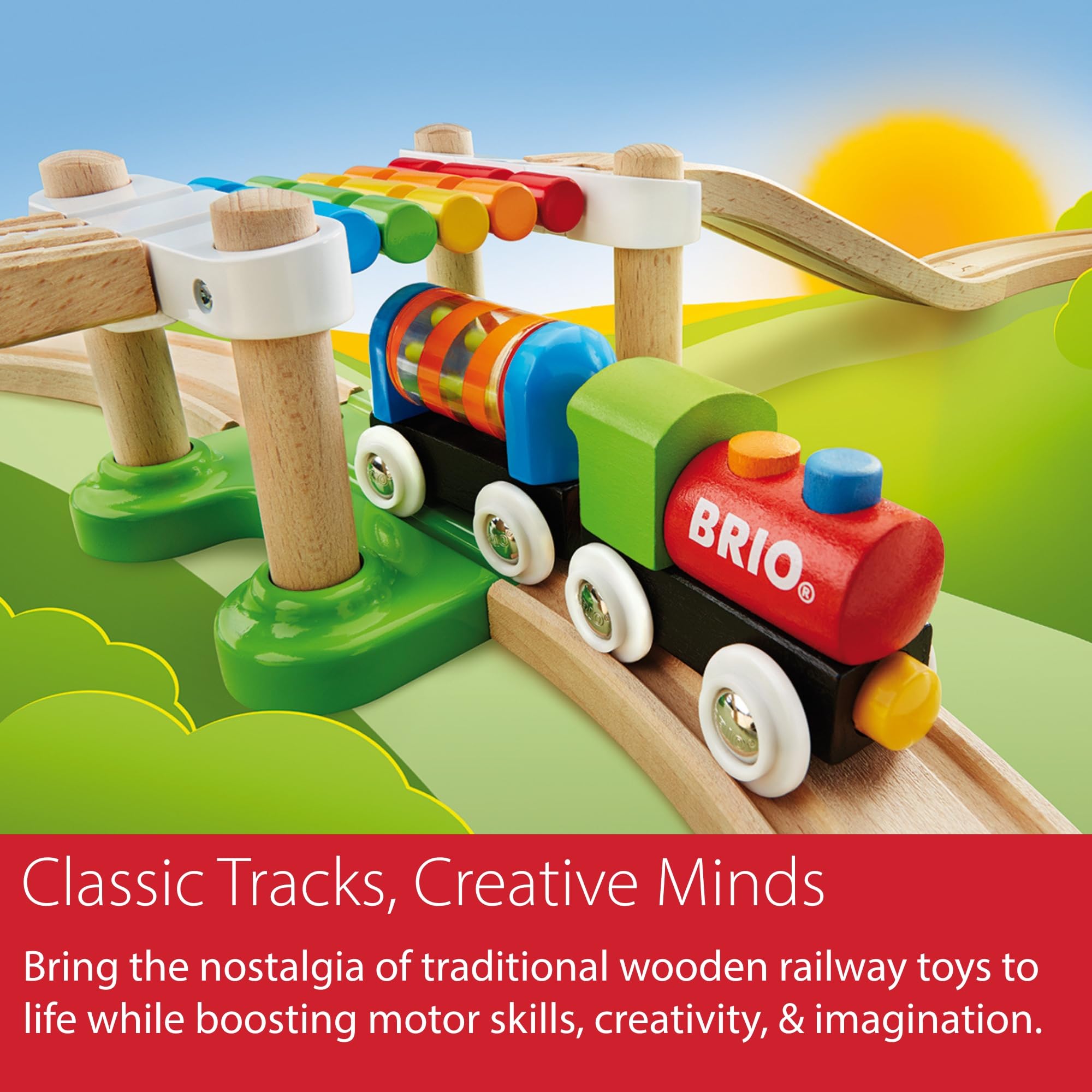 BRIO My First Railway Beginner Pack Wooden Train Set 13