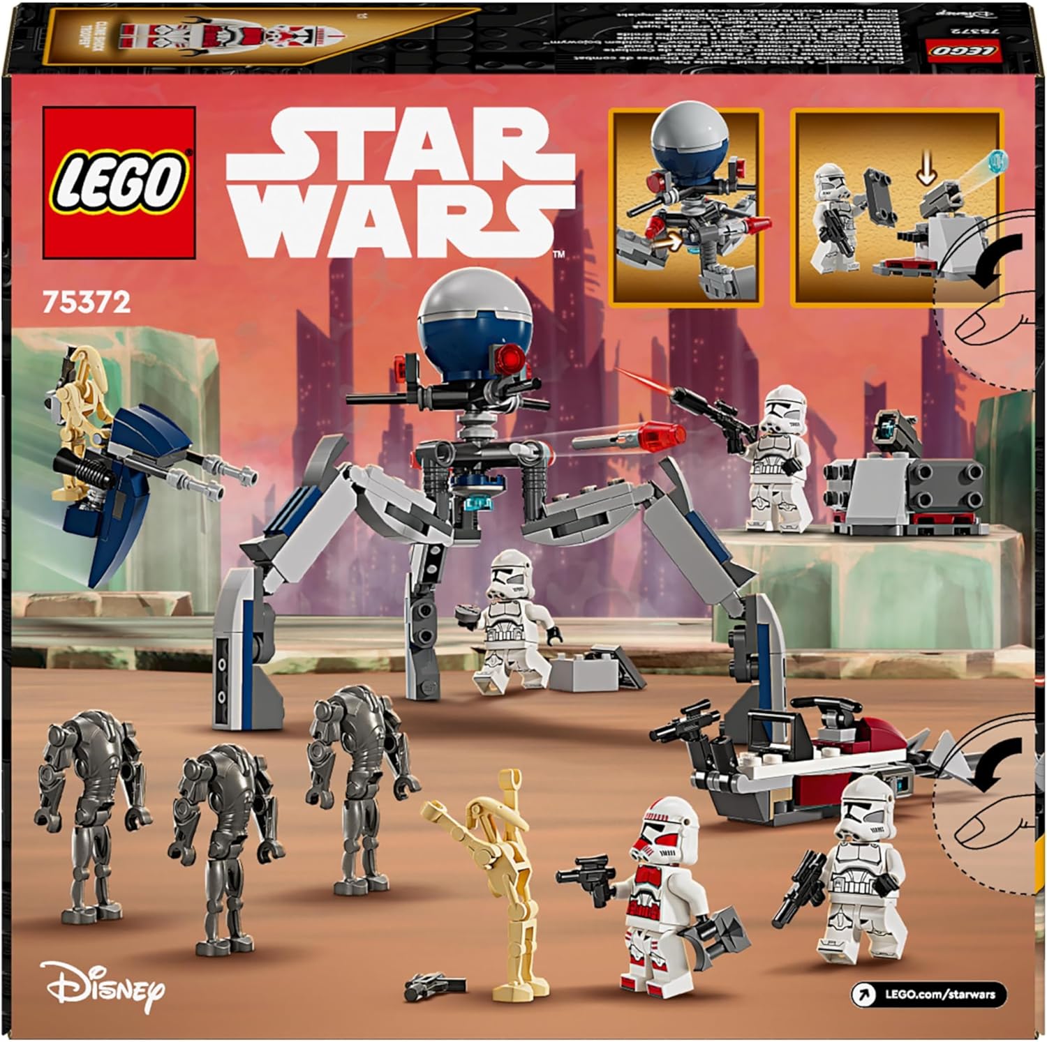 LEGO Star Wars Clone Trooper &amp; Battle Droid Battle Pack – Bauspielzeug-Spielset für Kinder ab 7 Jahren 8