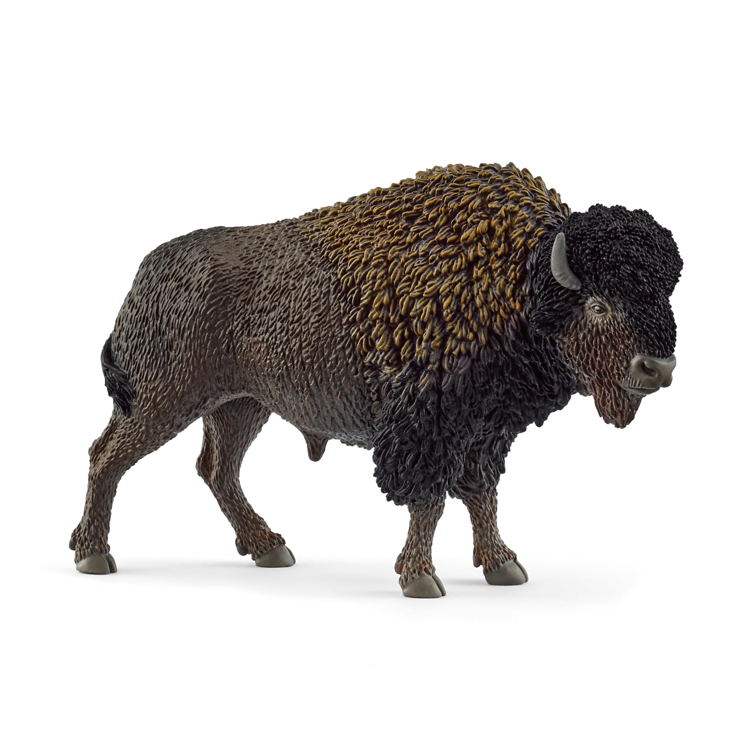 Schleich Wild Life North American Bison Figurine - Realistic Animal Play Figure for Kids 3+