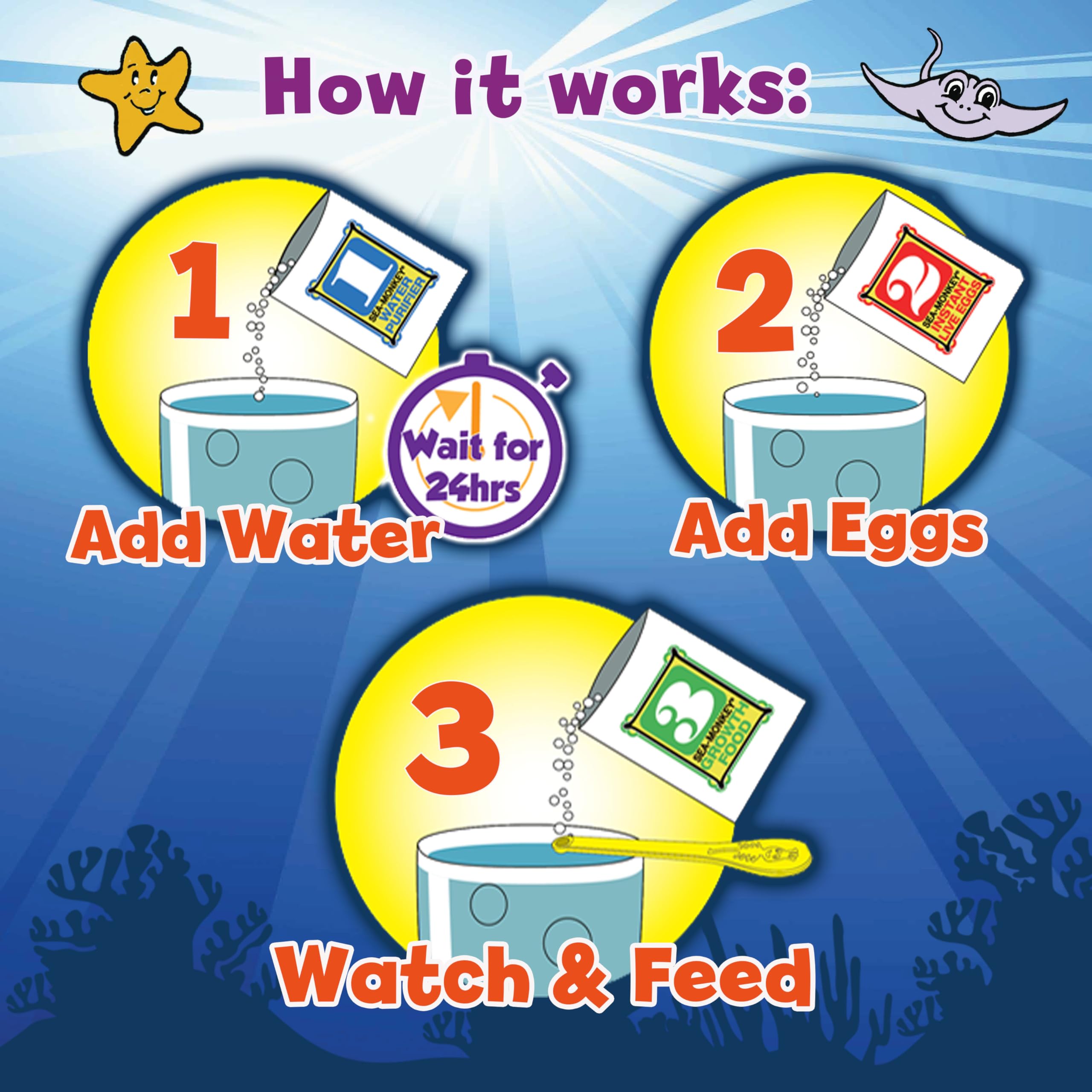 Sea Monkeys Ocean Zoo - Educational Science Kit for Kids 5-10 3