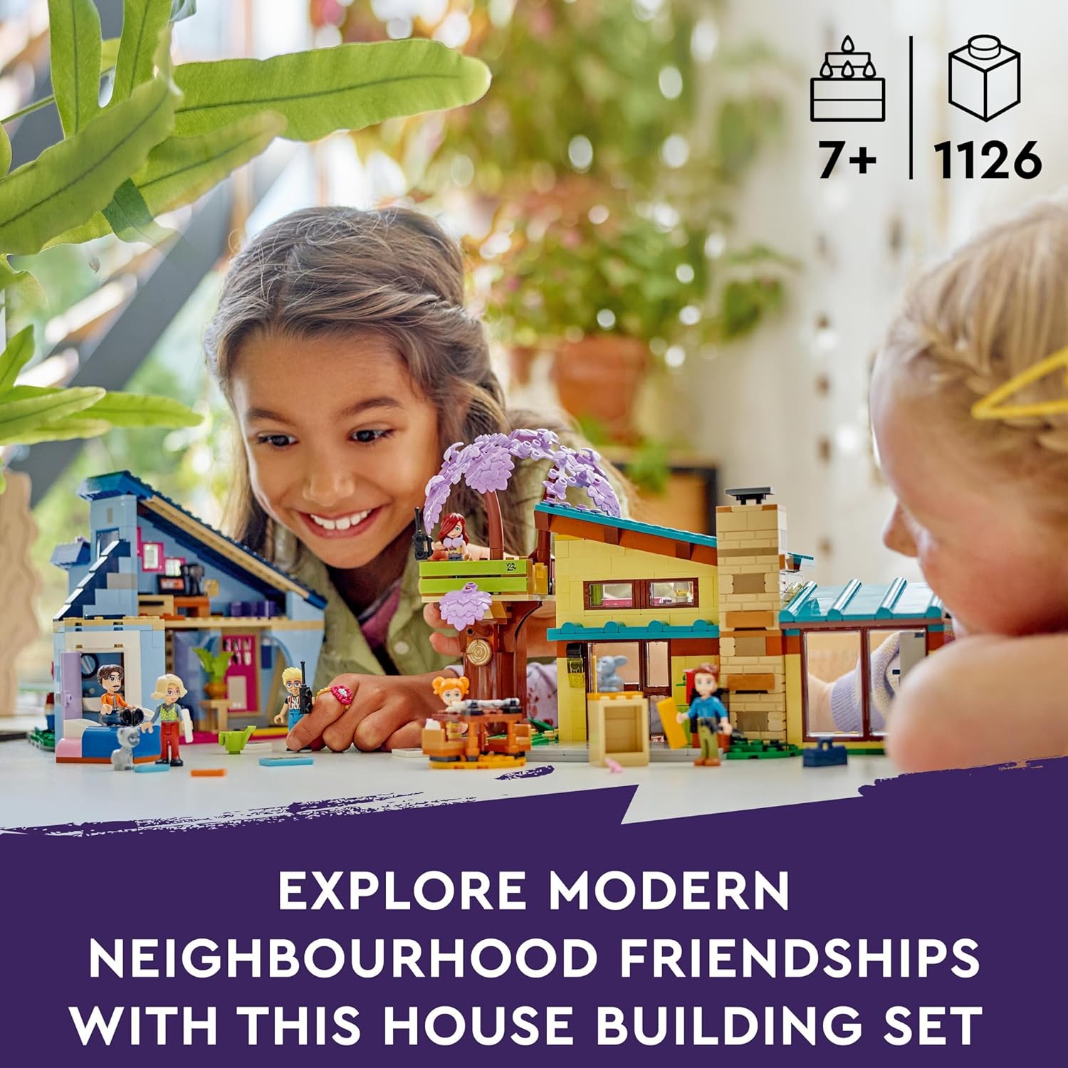 LEGO Friends Olly and Paisley's Family Houses Building Set 6