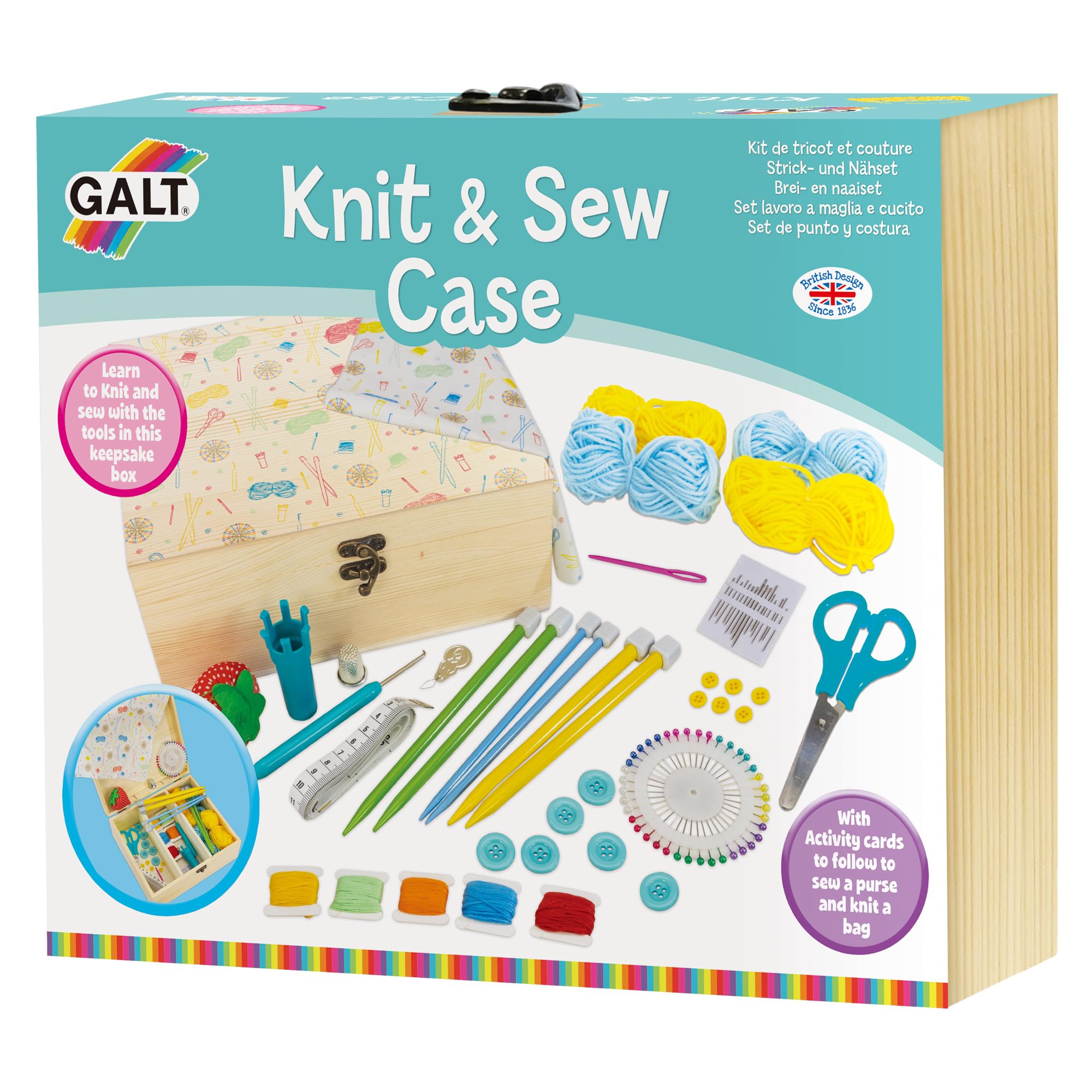 Galt Knit and Sew Kit - Creative Craft Set for Kids 7 Years and Up 18