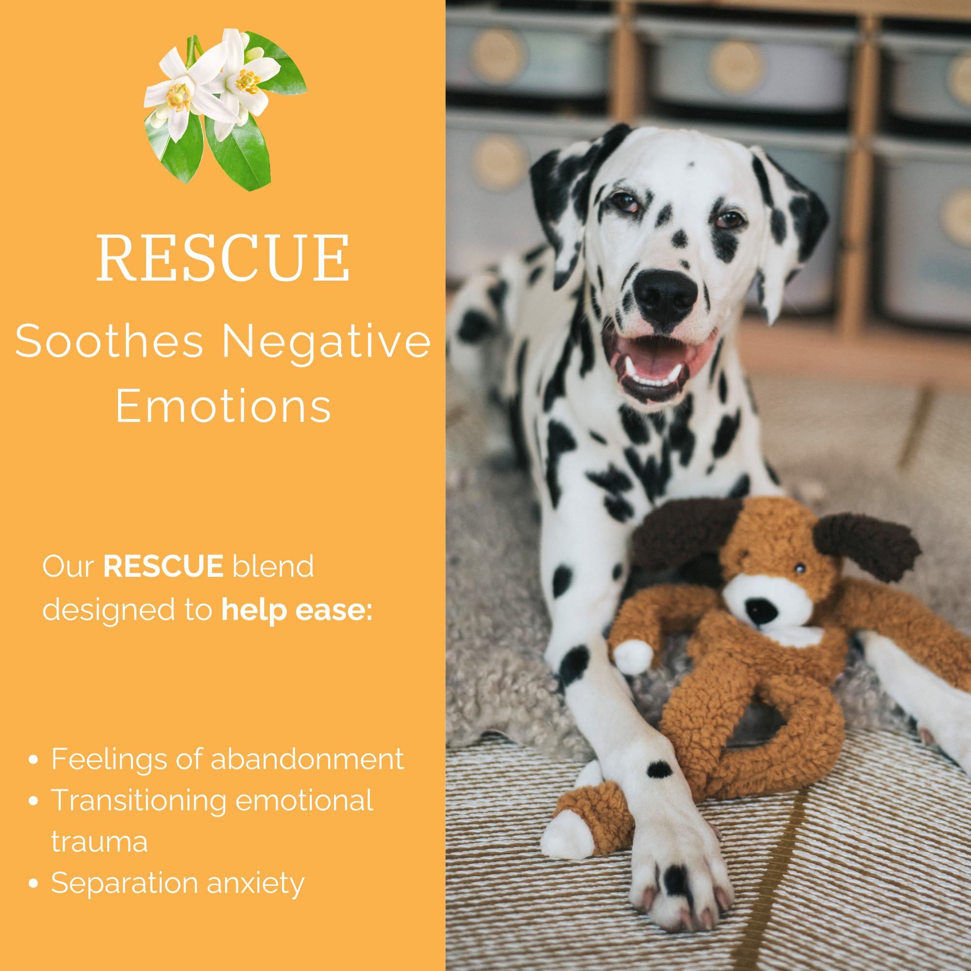 Rosewood Aromadog Rescue Stuffingless Flattie Dog Toy 54cm - Lavender Scented Calming Plush
