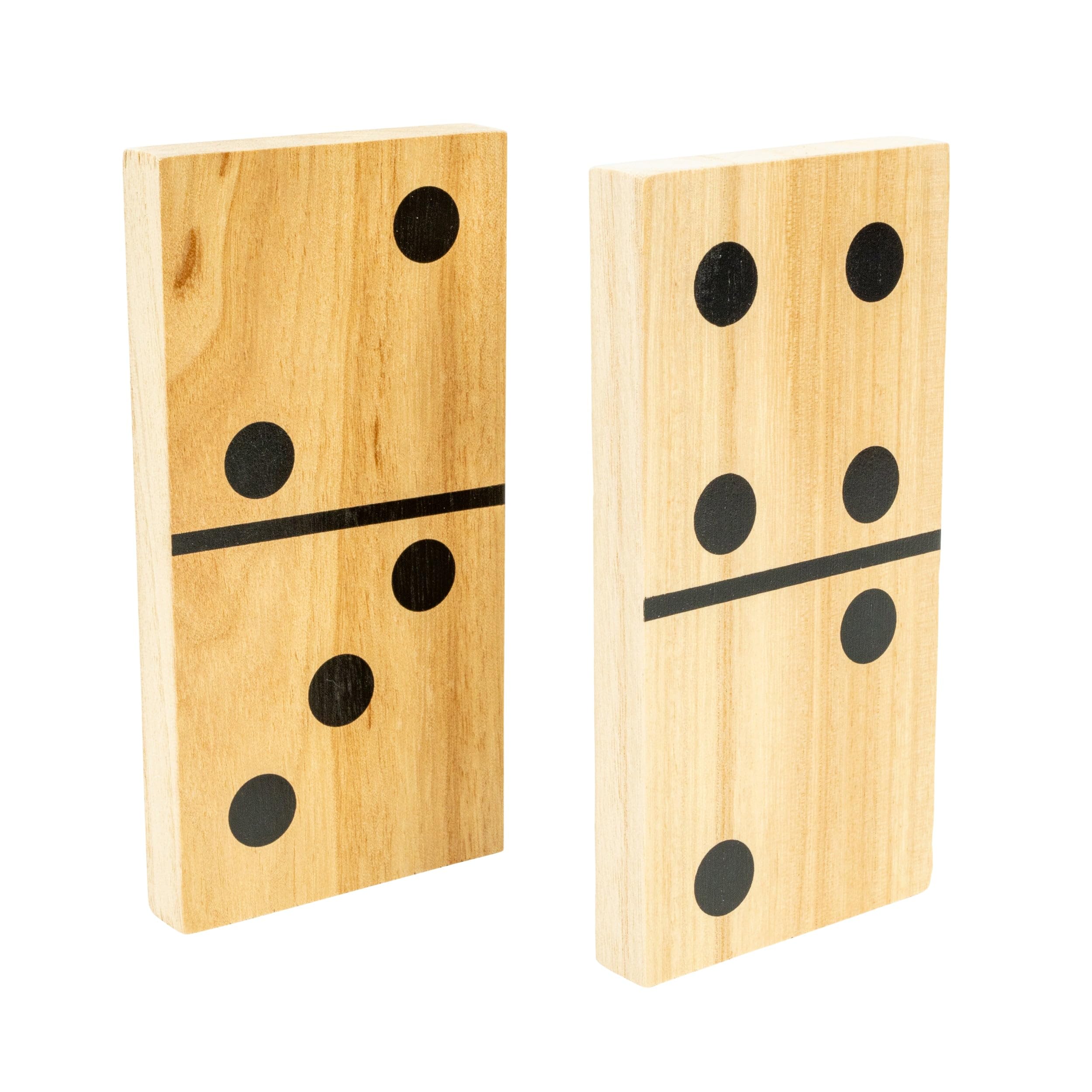 TP Toys Giant Wooden Dominoes Outdoor Family Game with 28 FSC-Certified Tiles 4