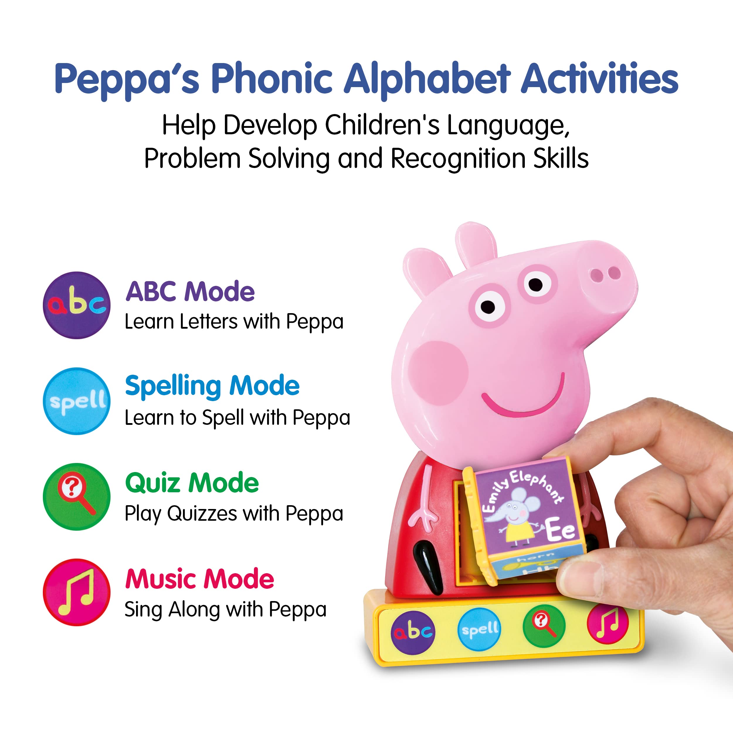 Peppa Pig PP12 Phonic Alphabet Toy - Educational Playset for Ages 3-5 9