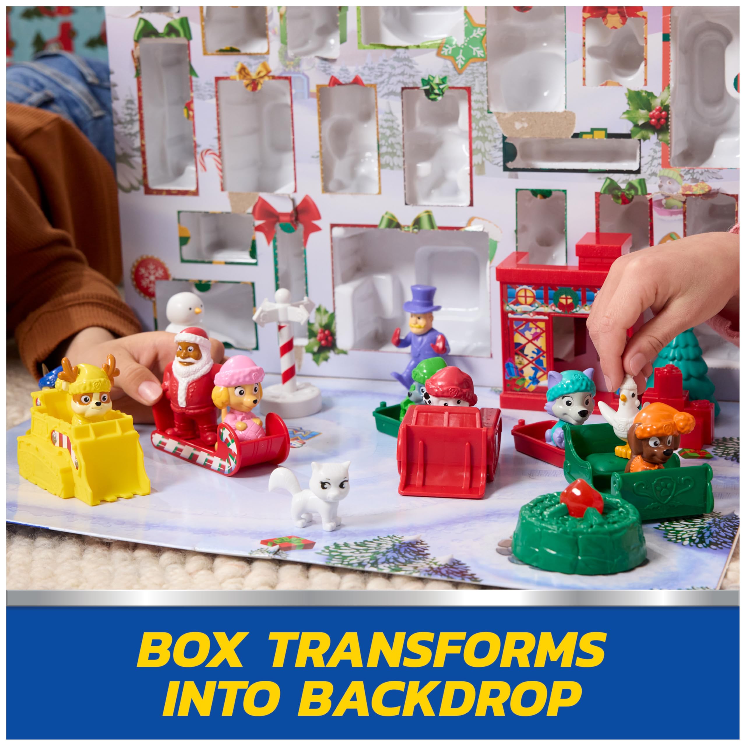 PAW Patrol Advent Calendar 2025 - Christmas Episode Special with 24 Toys & Vehicles 6