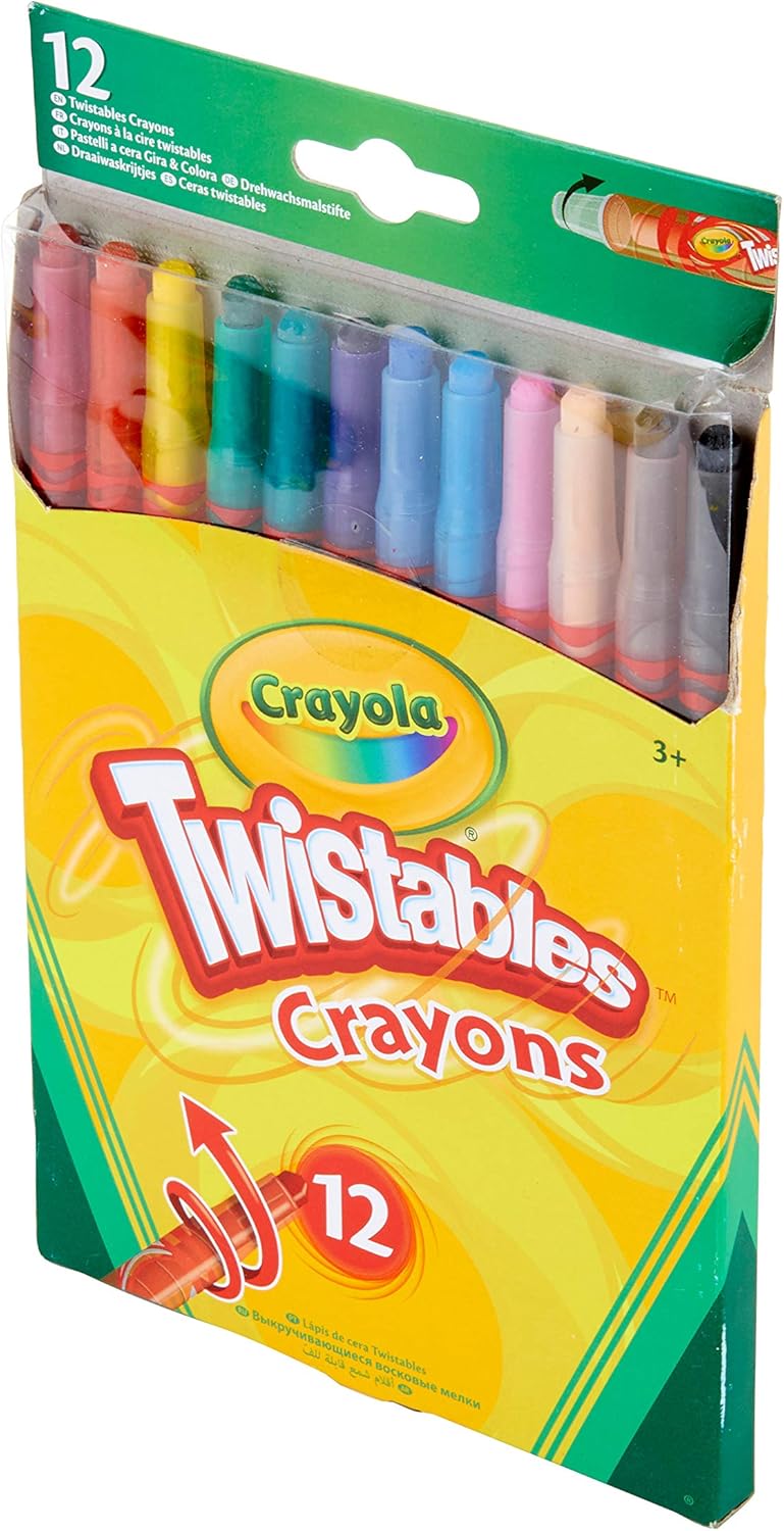 Crayola Twistables Crayons - 12 Count Multicolor Pack