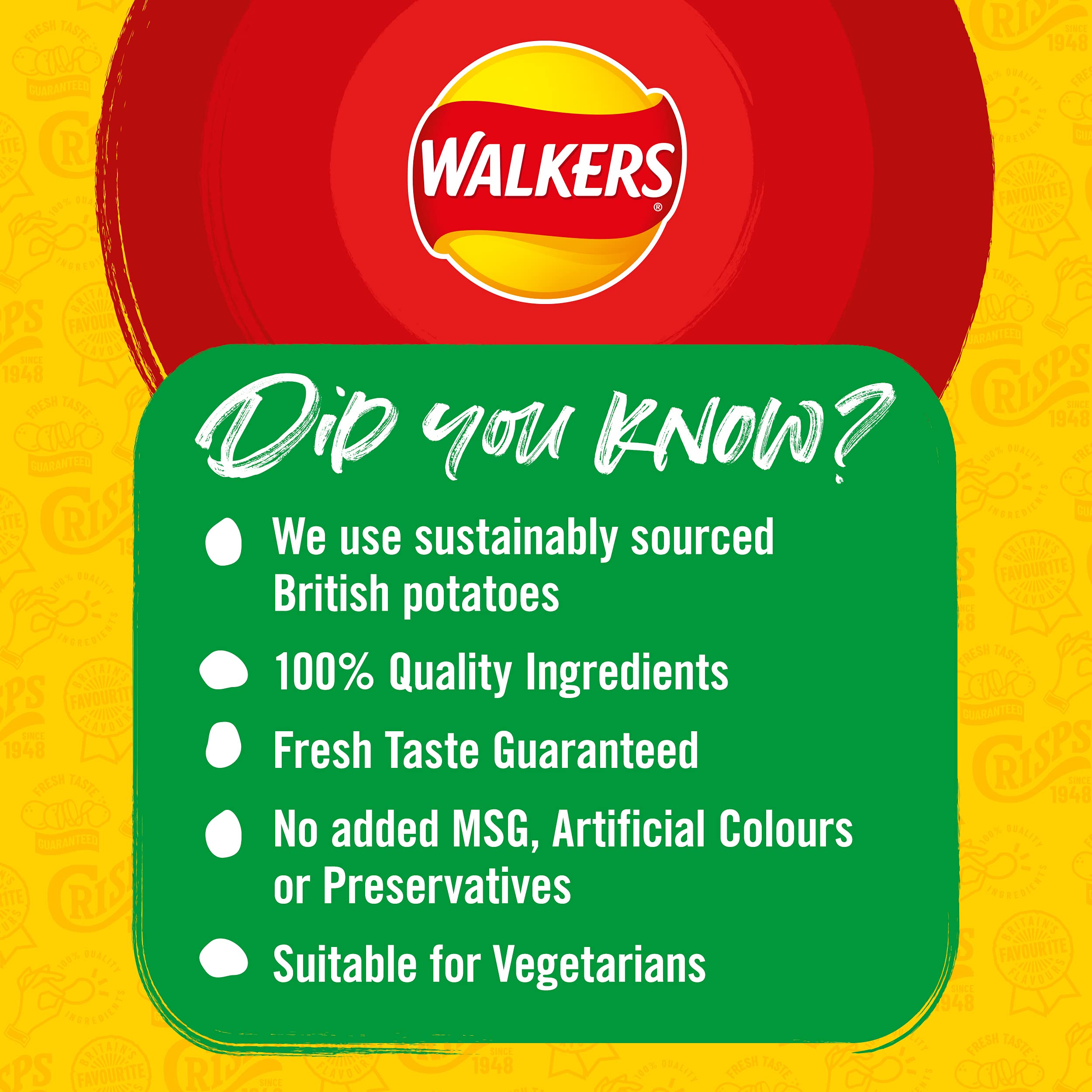 Walkers - Krabbencocktail-Chips 32 x 32,5 g Multipack 3