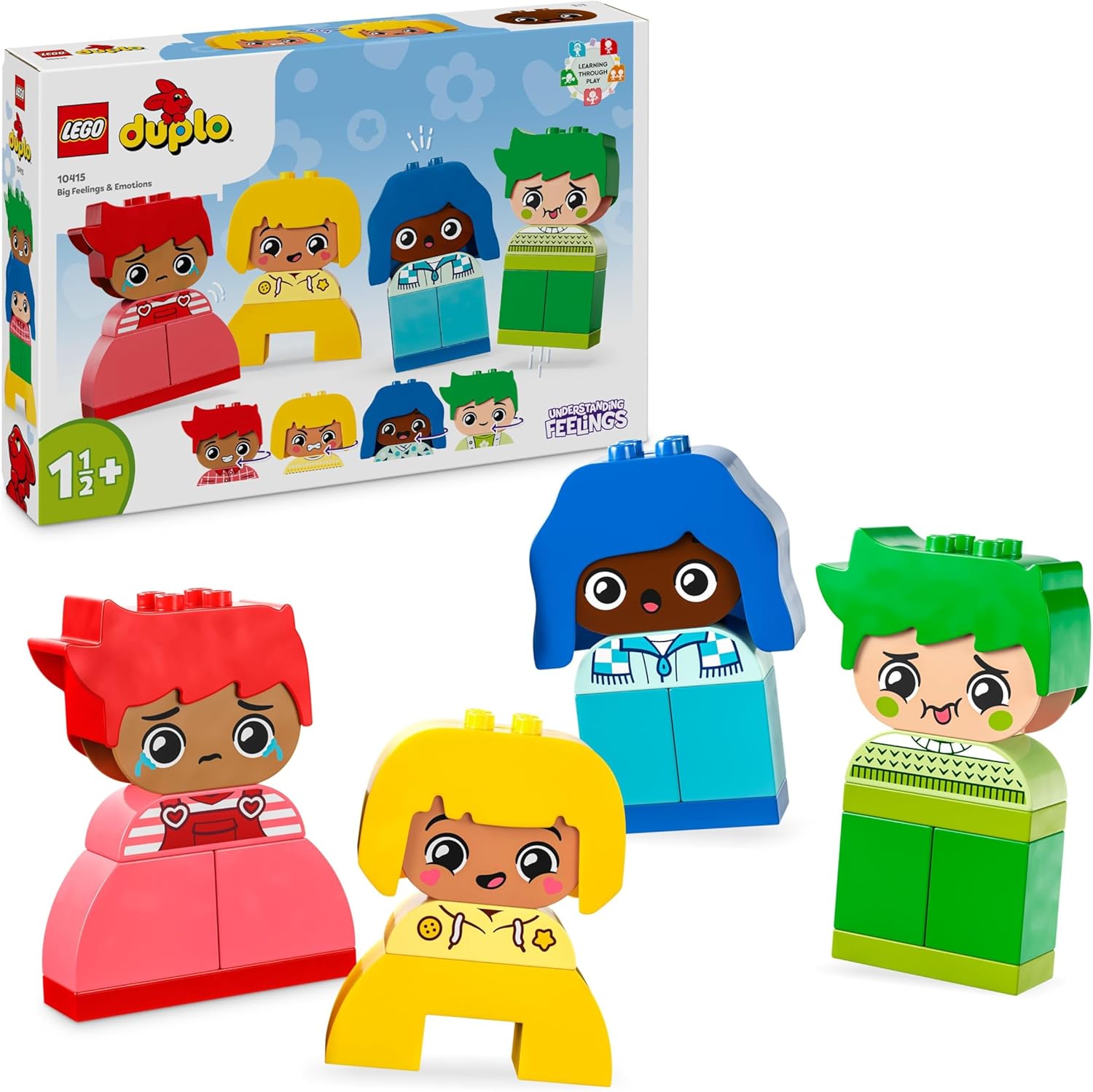 LEGO DUPLO My First Big Feelings & Emotions - Educational Building Set for Toddlers 18 Months+