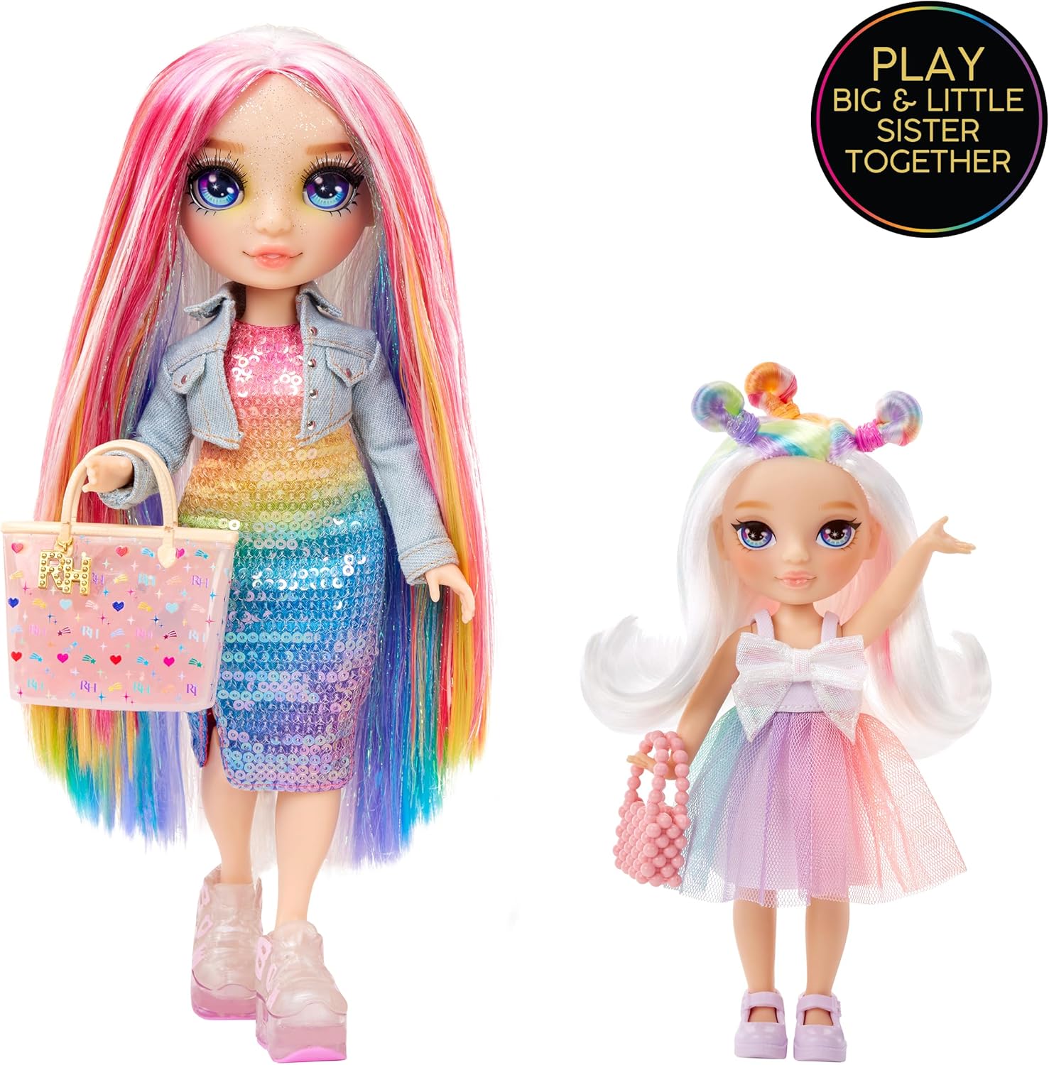 Rainbow High Littles - Opal Raine - 14 cm Posable Fashion Doll with Magical Unicorn Pet 5