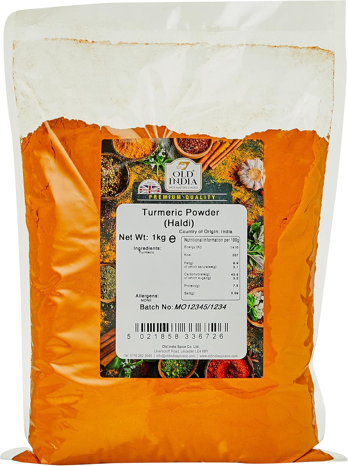 Old India Turmeric Powder (Haldi) 1 Kg