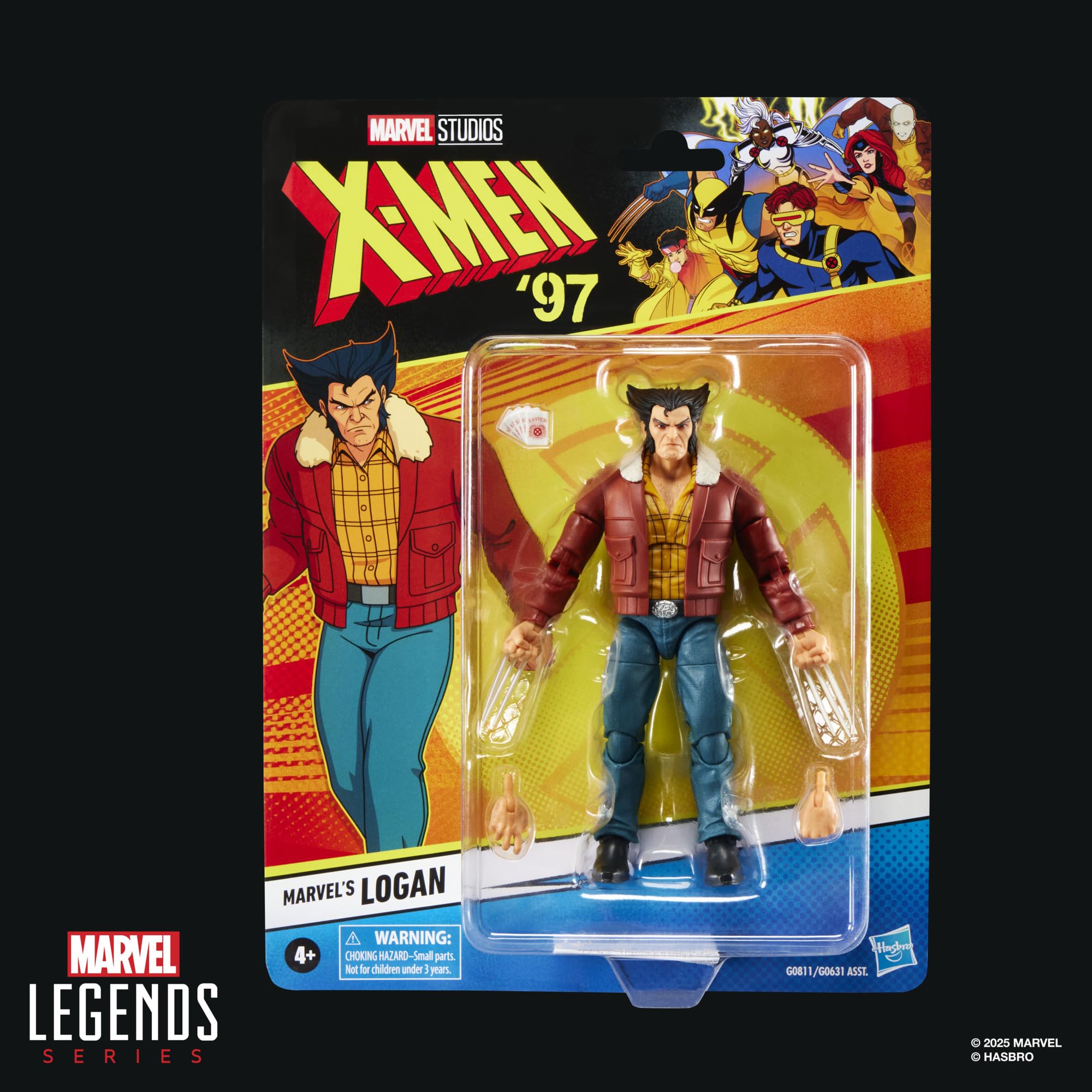 Marvel Legends Series Logan Action Figure - 6-Inch X-Men '97 Collectible with Articulation & Accessories 11