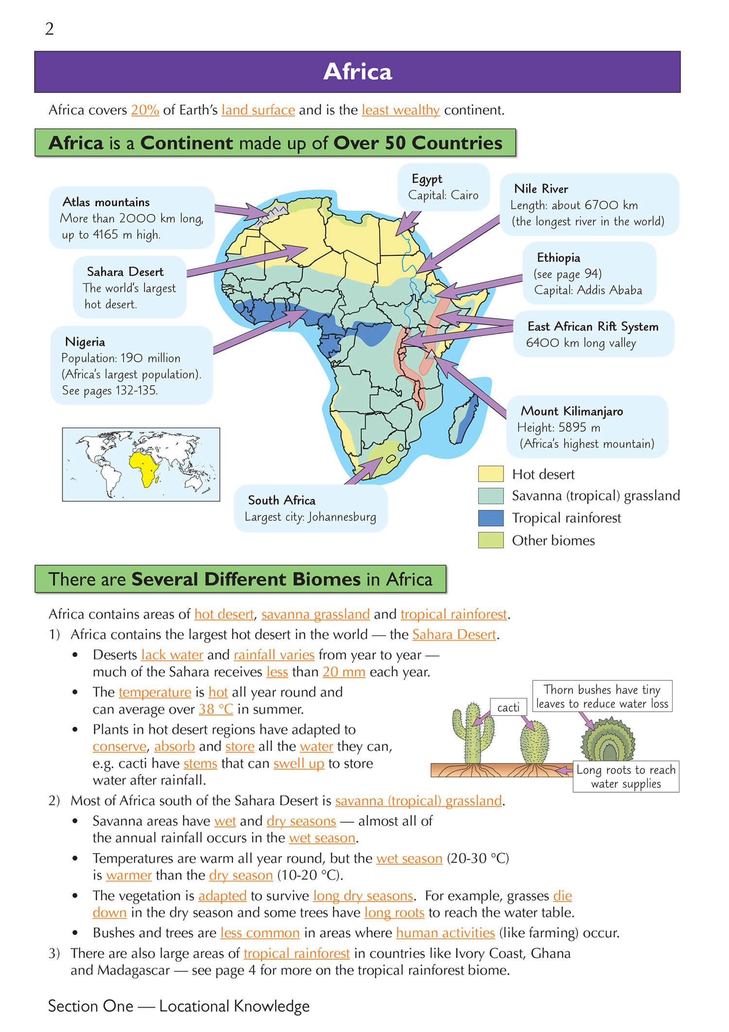 CGP KS3 Geography Complete Revision & Practice Book - All-in-One Guide | Includes Online Edition 3