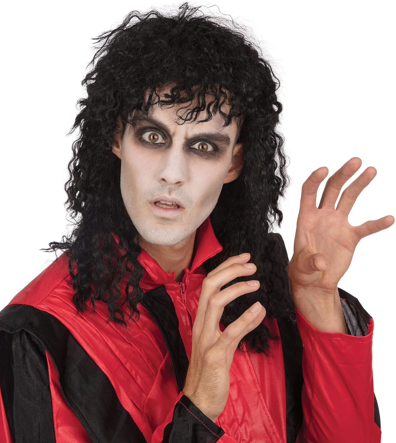 Bristol Novelty Weird Guy Wig BW716, Black, One Size