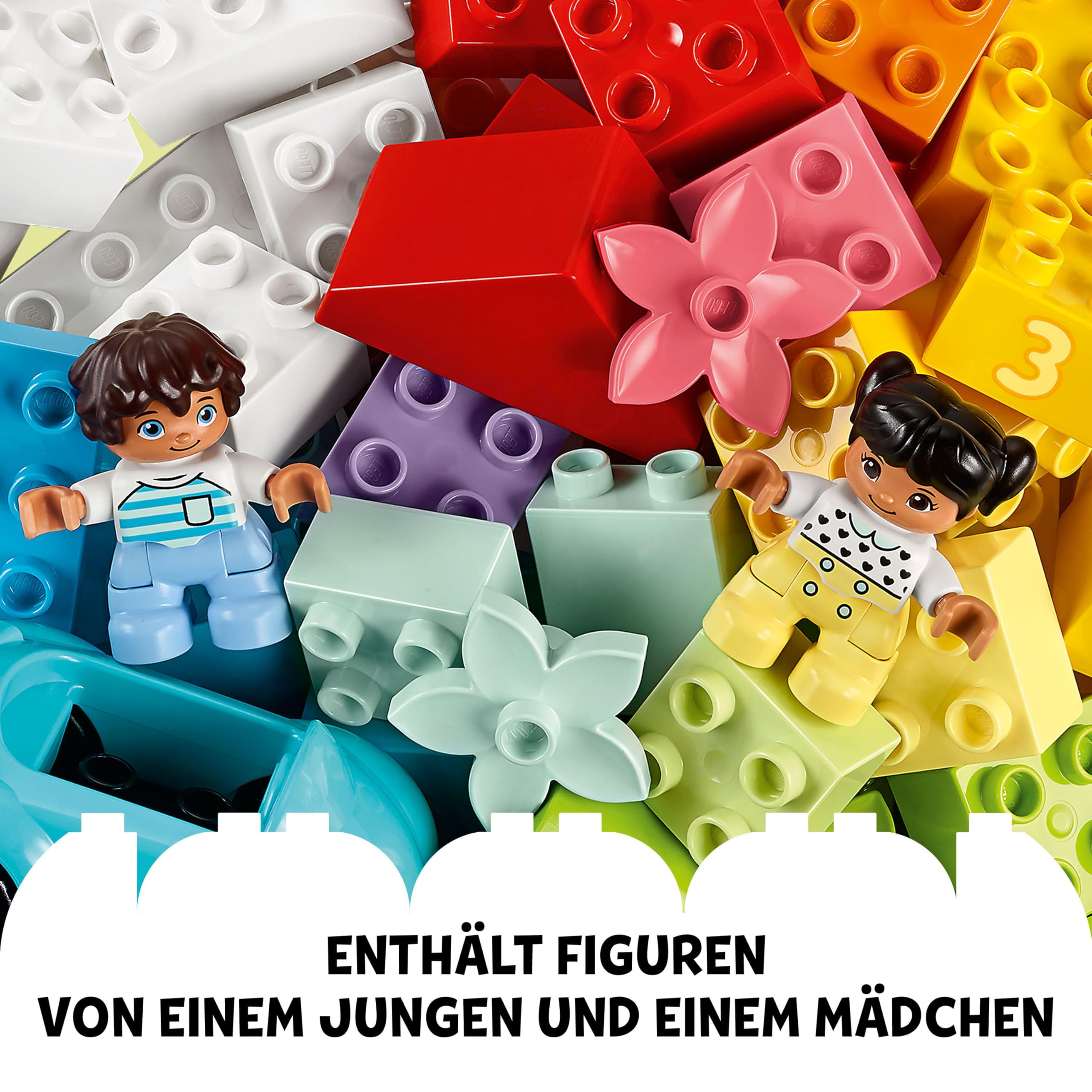 LEGO DUPLO Klassische Steinebox 10913 – Pädagogisches Bauset für Kleinkinder ab 18 Monaten 7