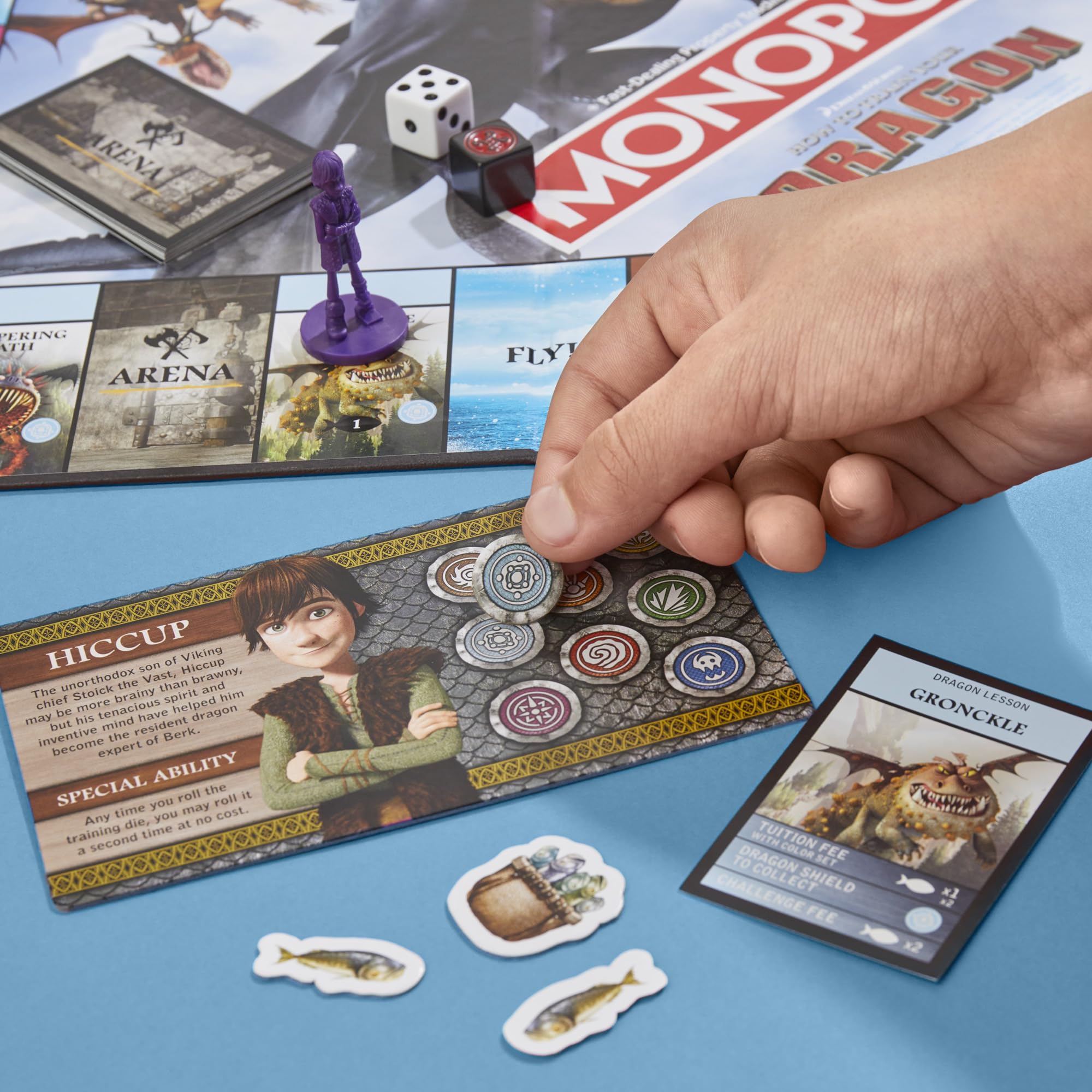 Monopoly DreamWorks How to Train Your Dragon Edition Board Game 4