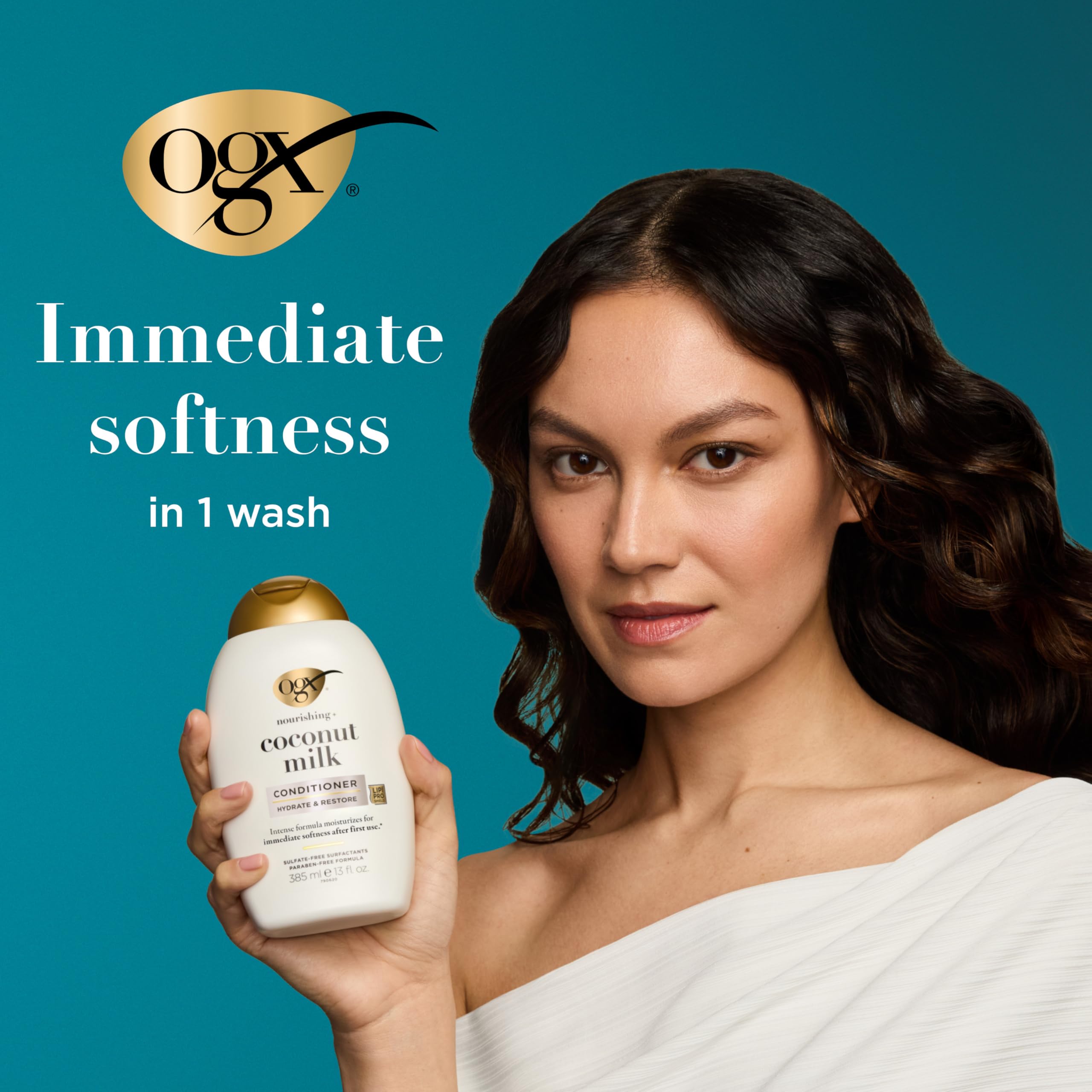 OGX - Coconut Milk Conditioner for Dry Damaged Hair (385ml) 9